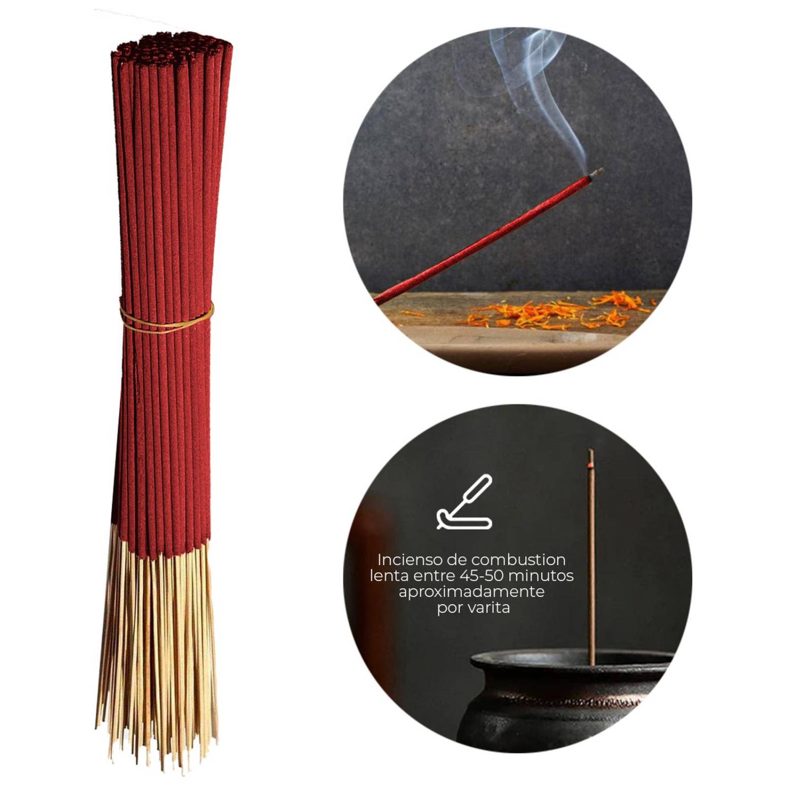 Varitas de Incienso Aromaticas 30 cm Con 100 pz SANDALO Sandalo