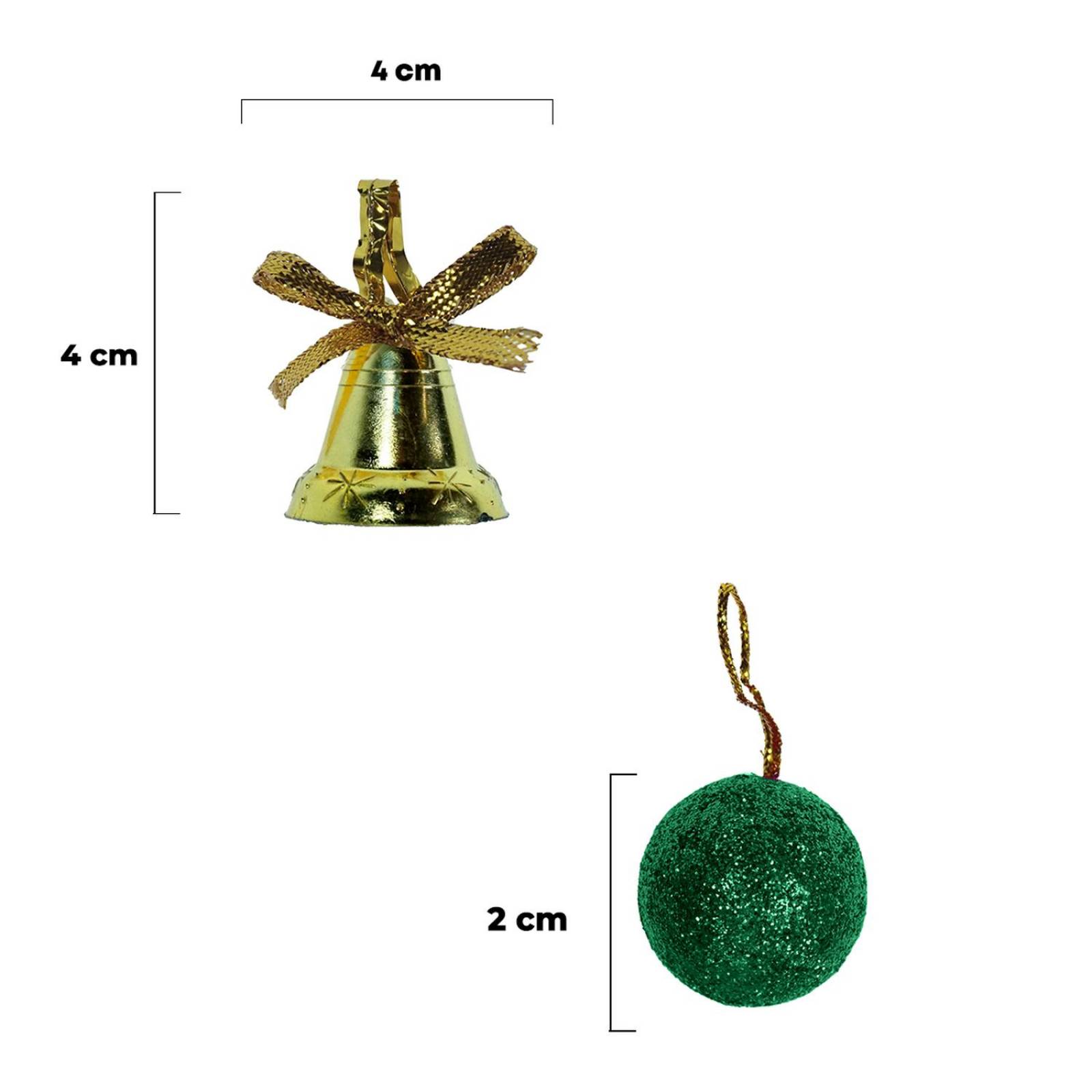 Adornos Navideños Figuras Colgantes Para Arbol Navidad 65pzs