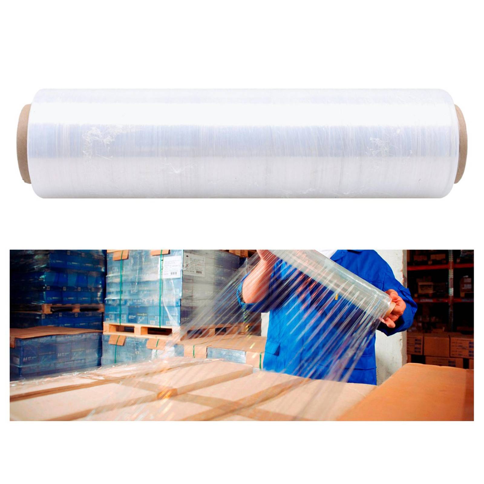 Rollo Playo transparente 18 calibre 80 800 pies 