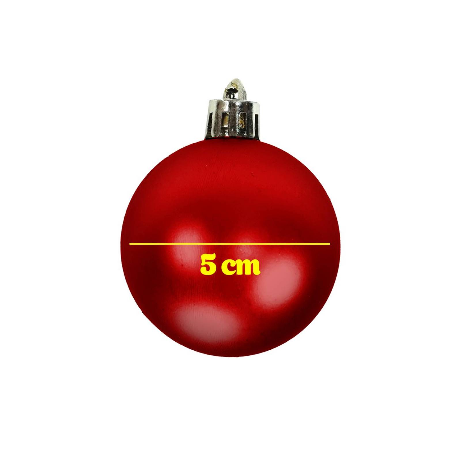 Esfera navideña en tubo para arbol de navidad de 24 pz / No5 