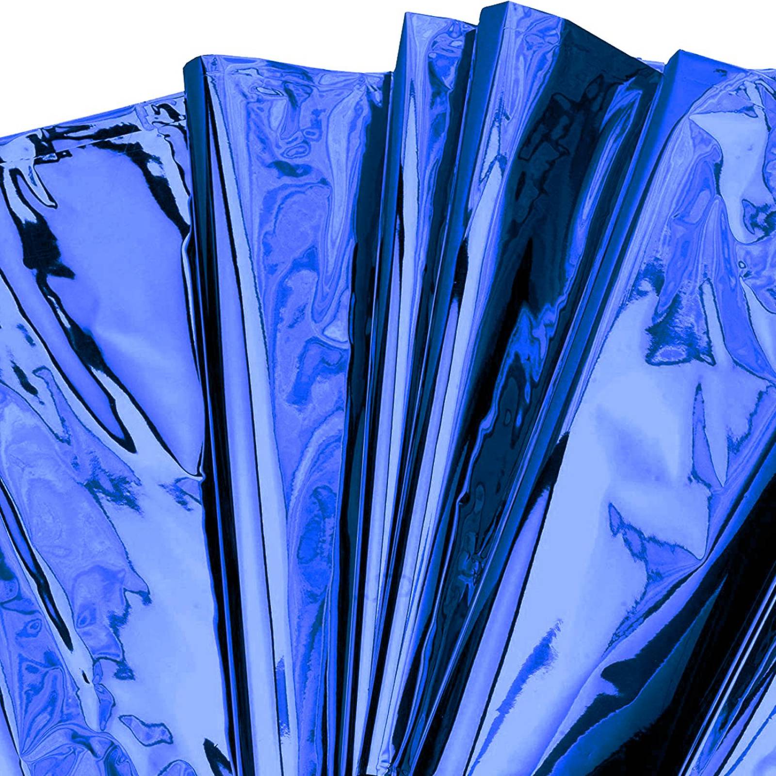 Mantel Para Mesa De Fiesta Colores Metalicos Rectangular 1pz Azul