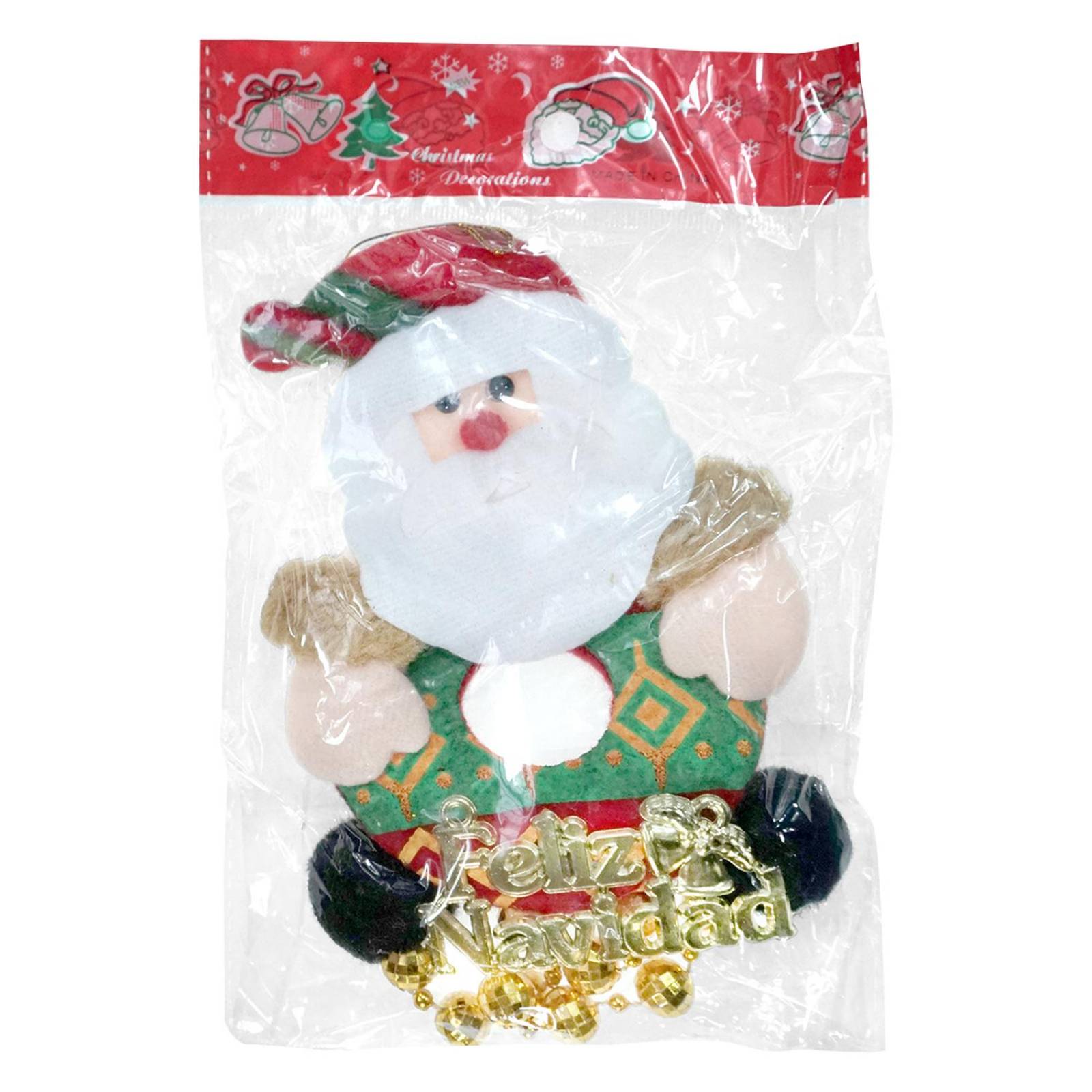 Adornos para árbol Muñecos Feliz Navidad 8 pz