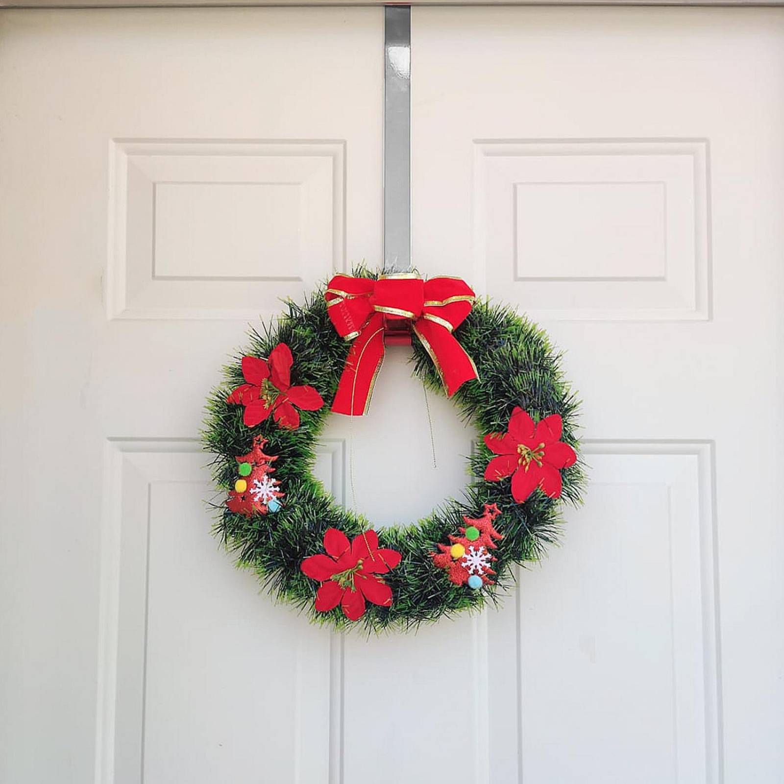 Gancho Para Colgar Adornos En La Puerta 1pz Plateado