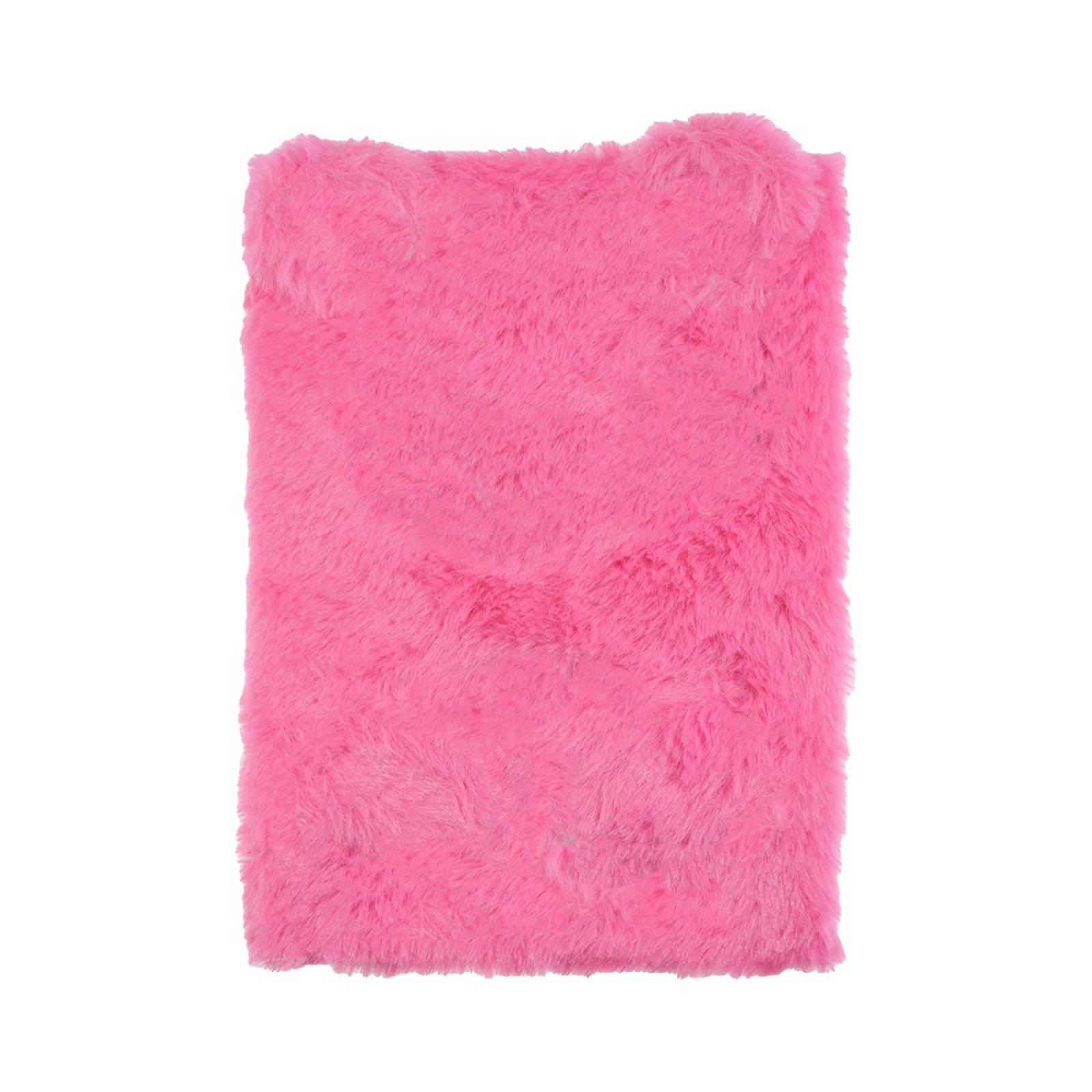 Diario Libreta De Peluche Oso De Raya Pasta Dura 1 pz 