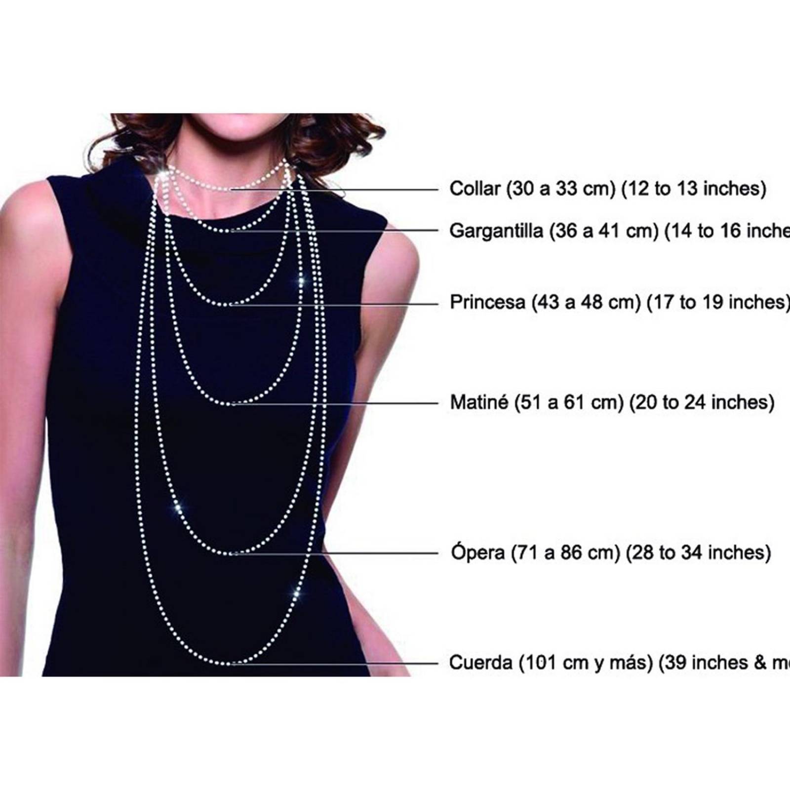 Collar Con Perlas Swarovski En Baño de Oro de 18k JA904 