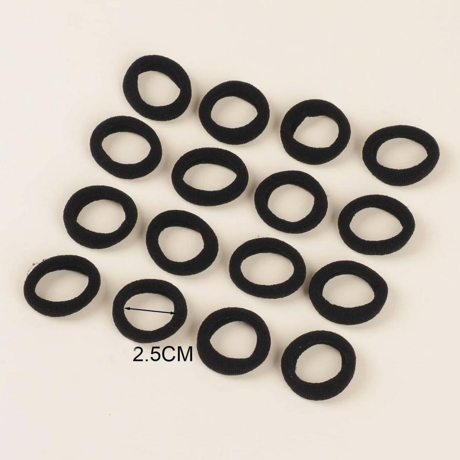 Mini Donitas Para Cabello De Colores Con 160 Pz .