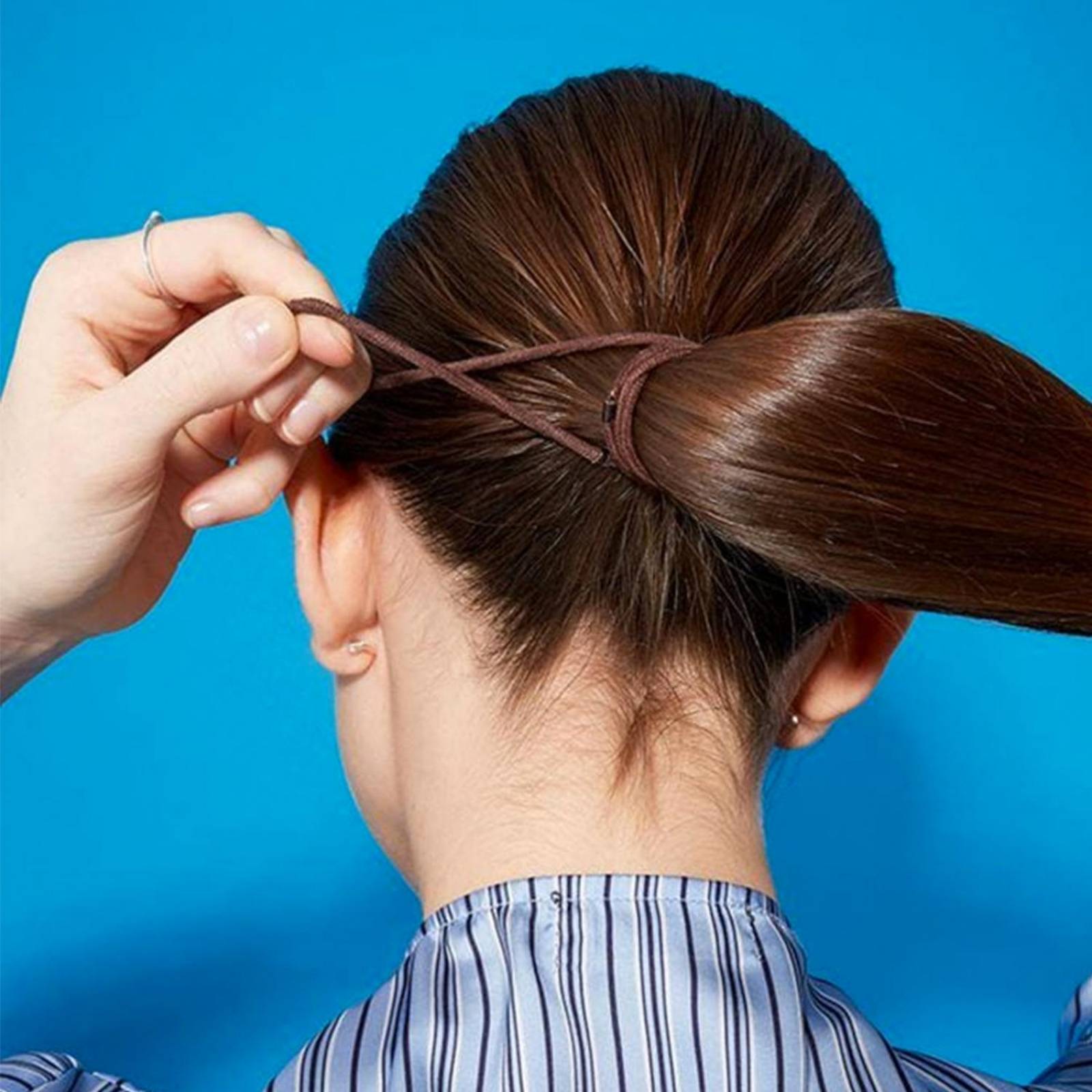 Mini Donitas Para Cabello De Colores Con 160 Pz .