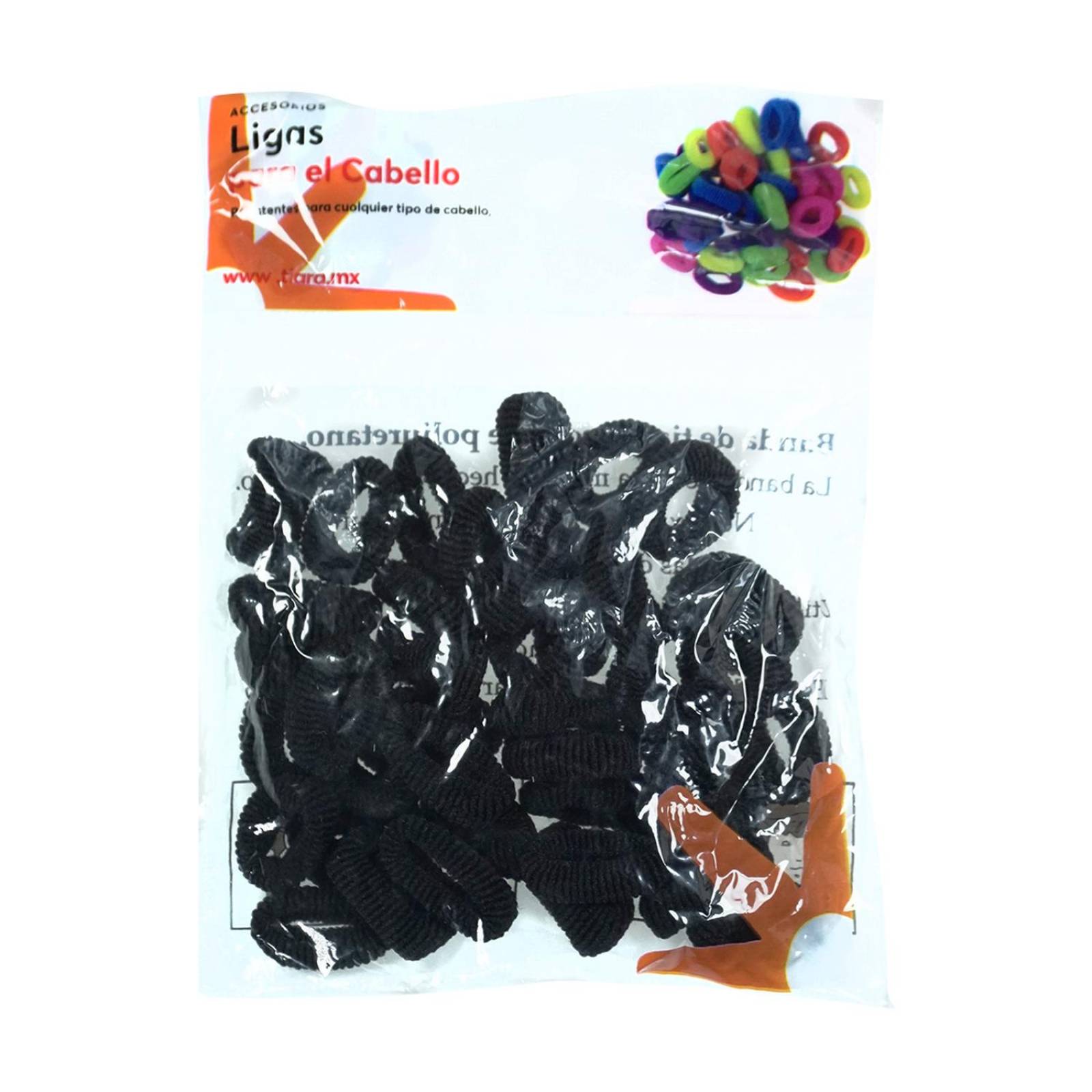 Mini Donitas Para Cabello De Colores Con 160 Pz .