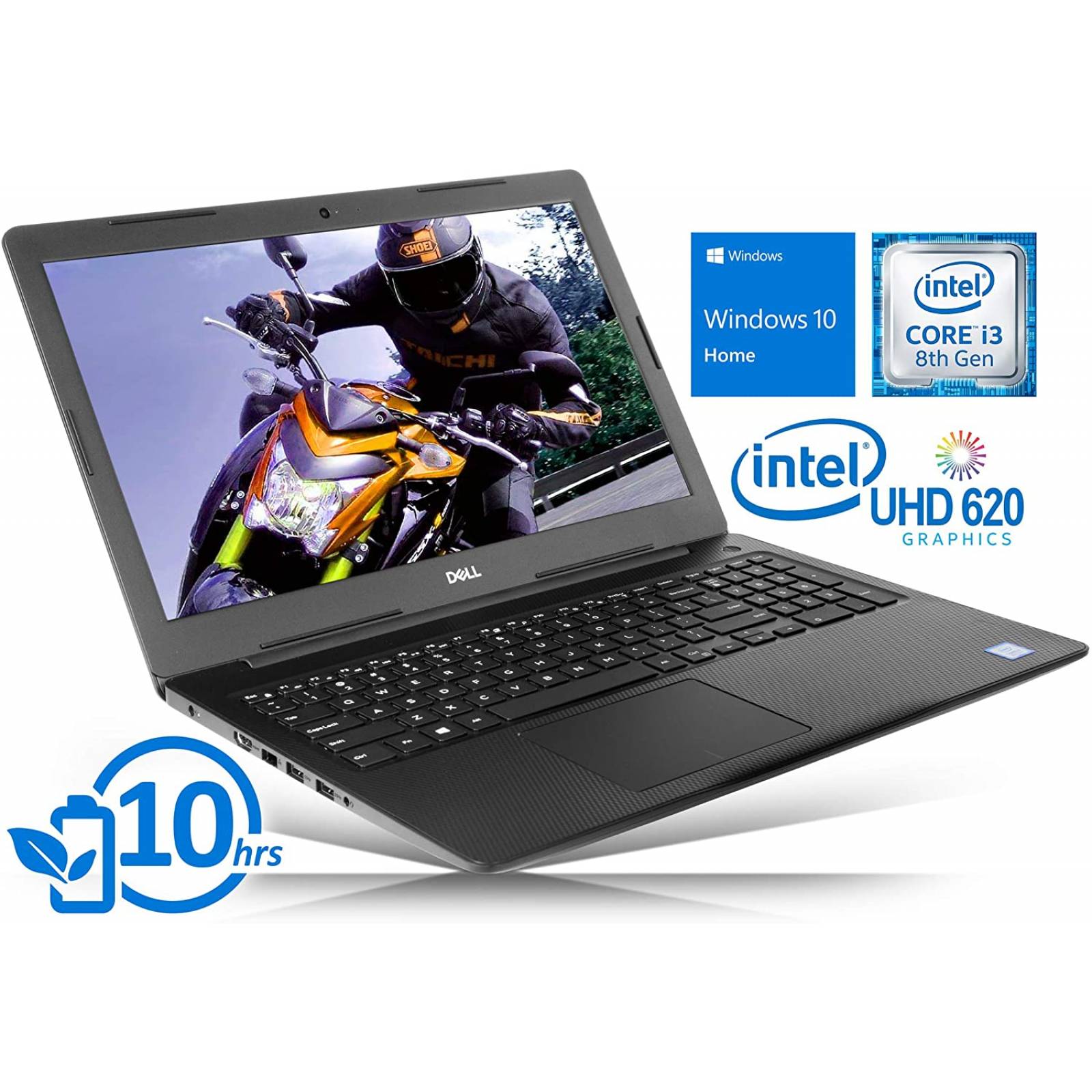 Laptop Dell Inspiron Core i3-8145U 3583 i3583-3756BLK Negro