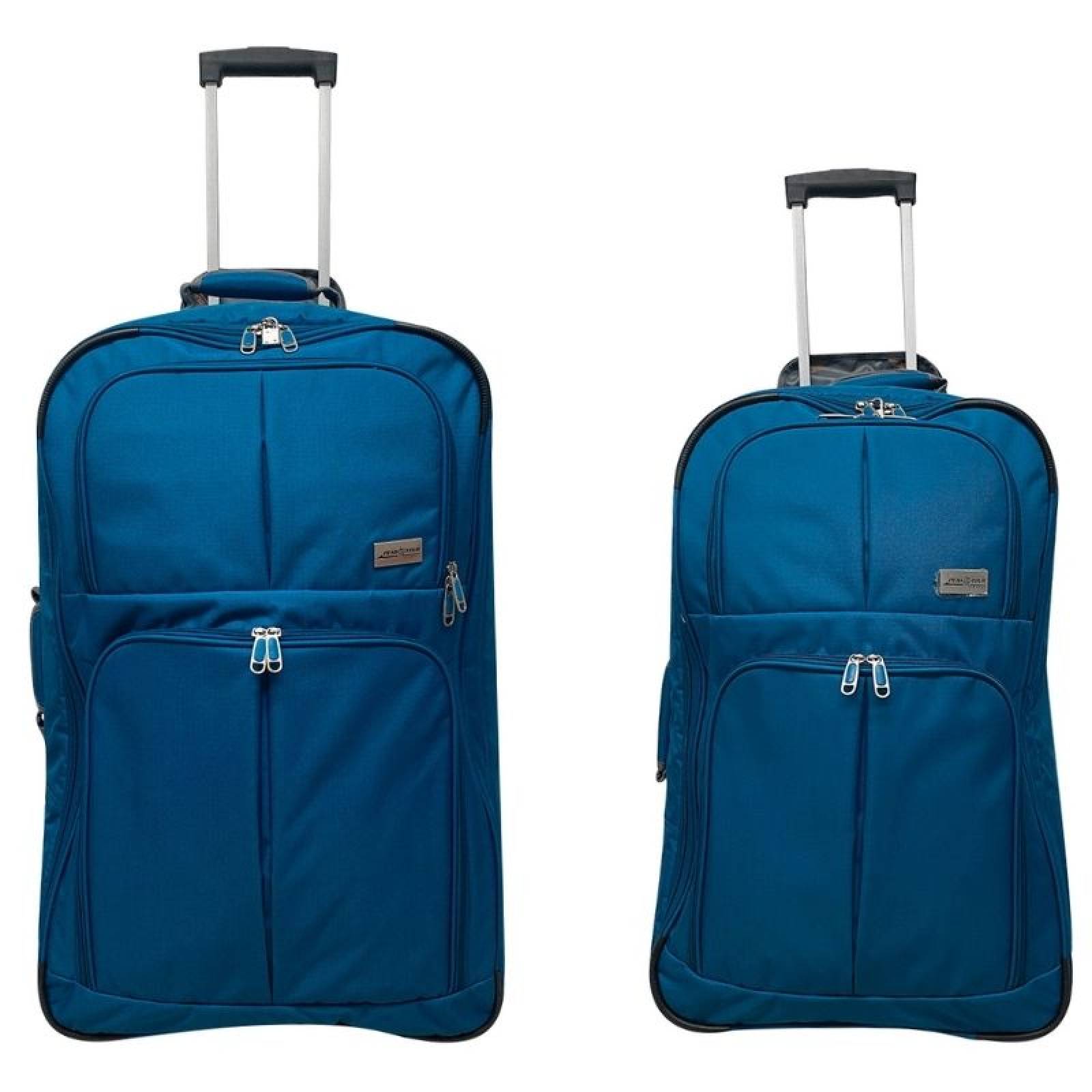 Set de maletas estambul 21 y 28 pulgadas azul