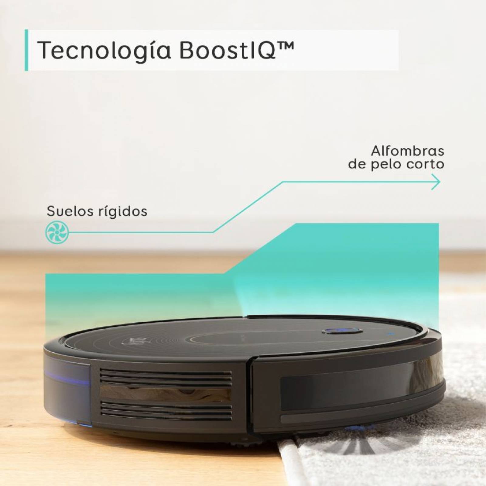 Aspiradora Robot Eufy Robovac 15C 1.300Pa Potencia App Alexa Google Assistant
