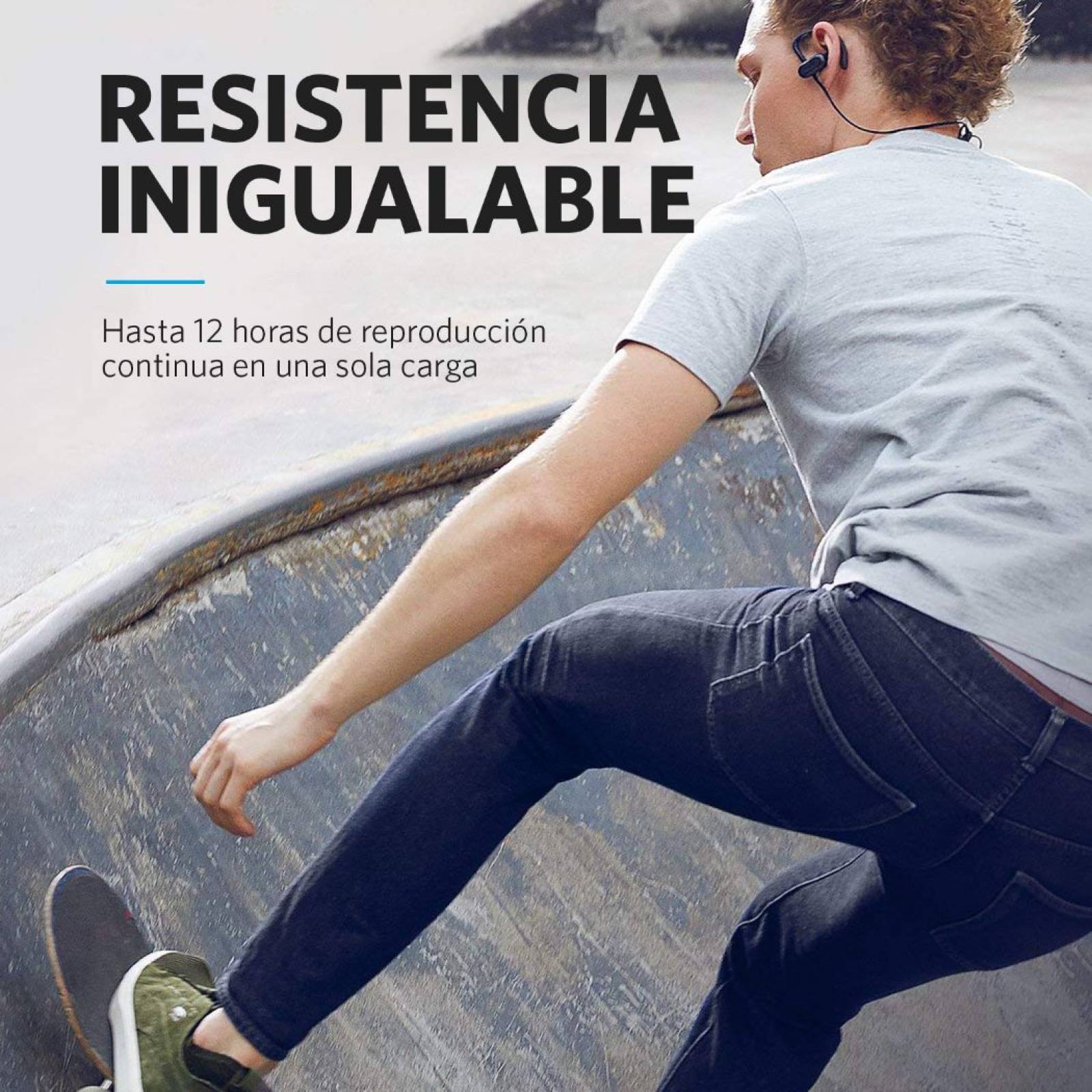 Audífonos Inalámbricos Bluetooth Soundcore Spirit X - Negro