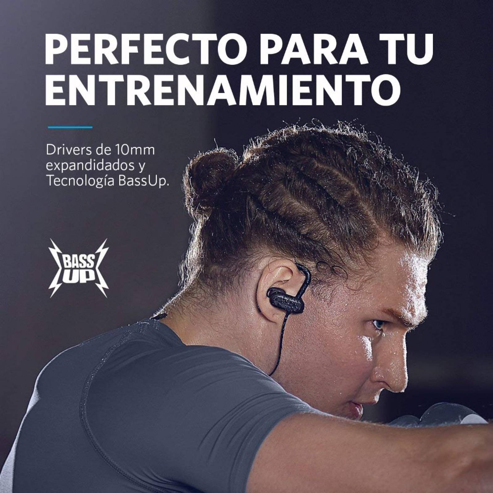 Audífonos Inalámbricos Bluetooth Soundcore Spirit X - Negro