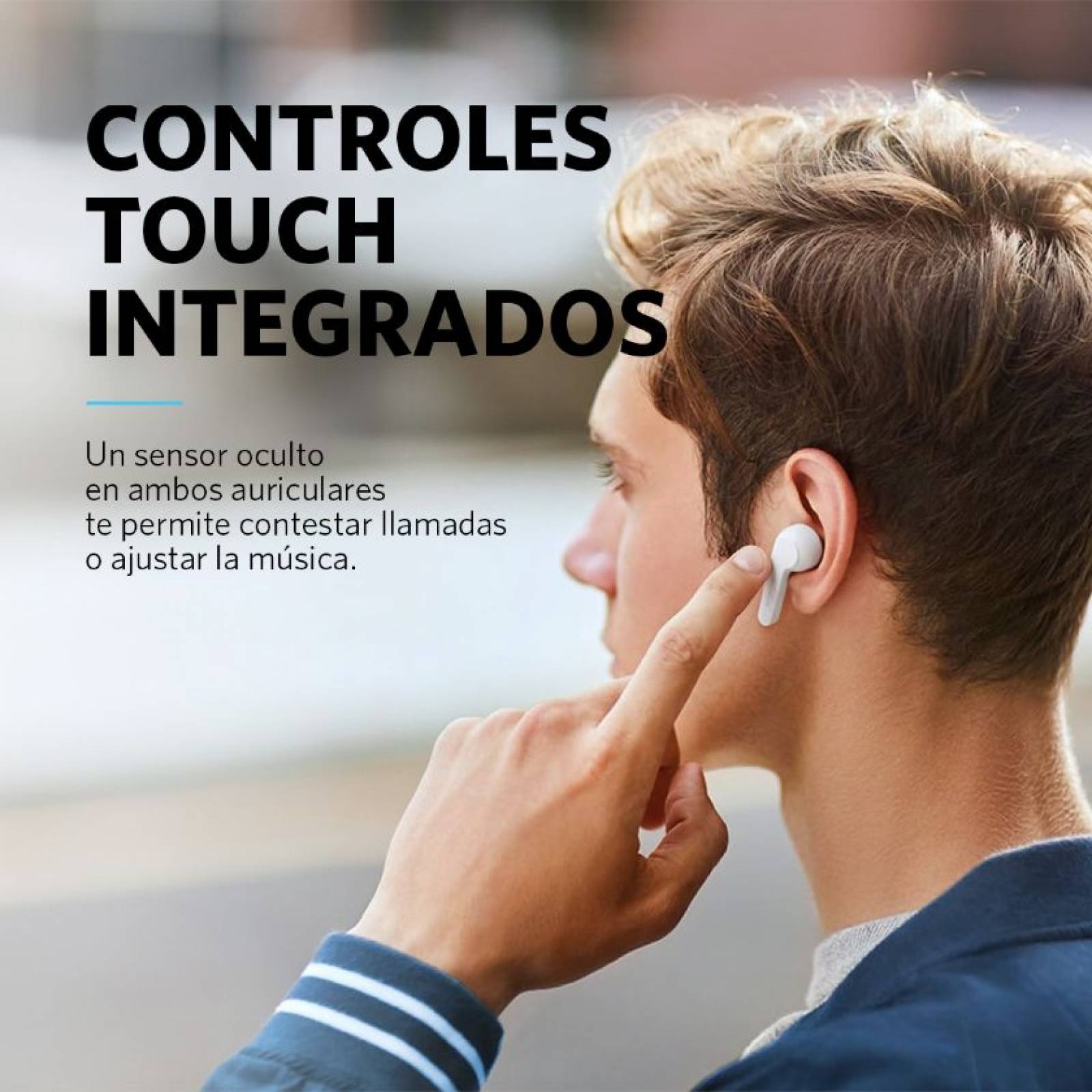 Audífonos Inalámbricos Bluetooth Soundcore Liberty Air - Blanco