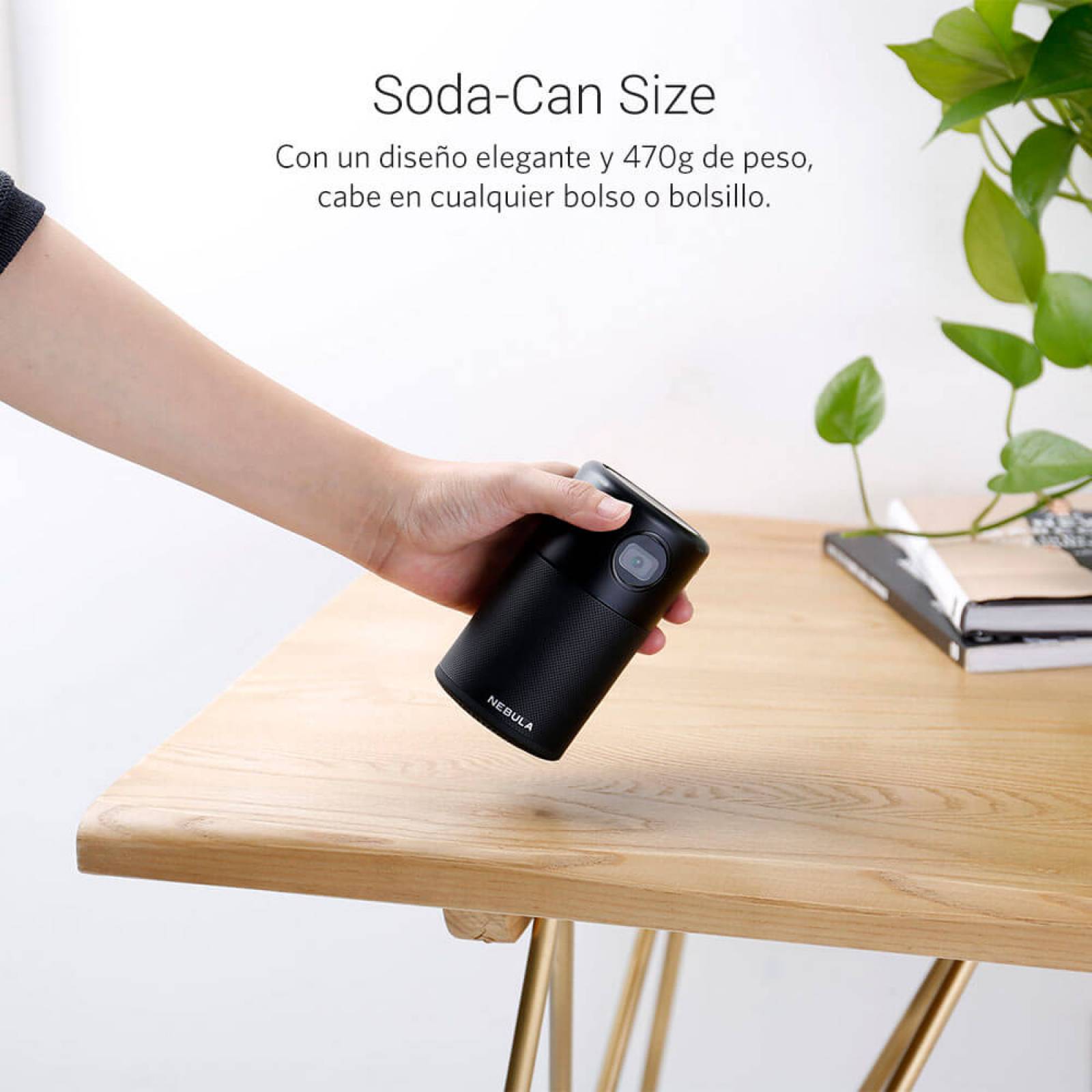 Proyector Portátil Smart Capsule Pro Nebula - Negro