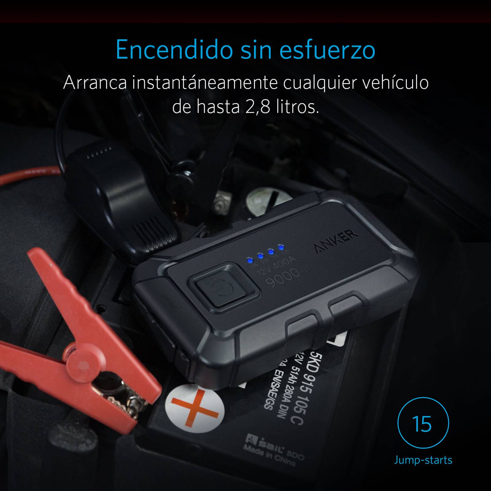 Bateria Portatil Pasa Corriente PowerCore JumpStarter