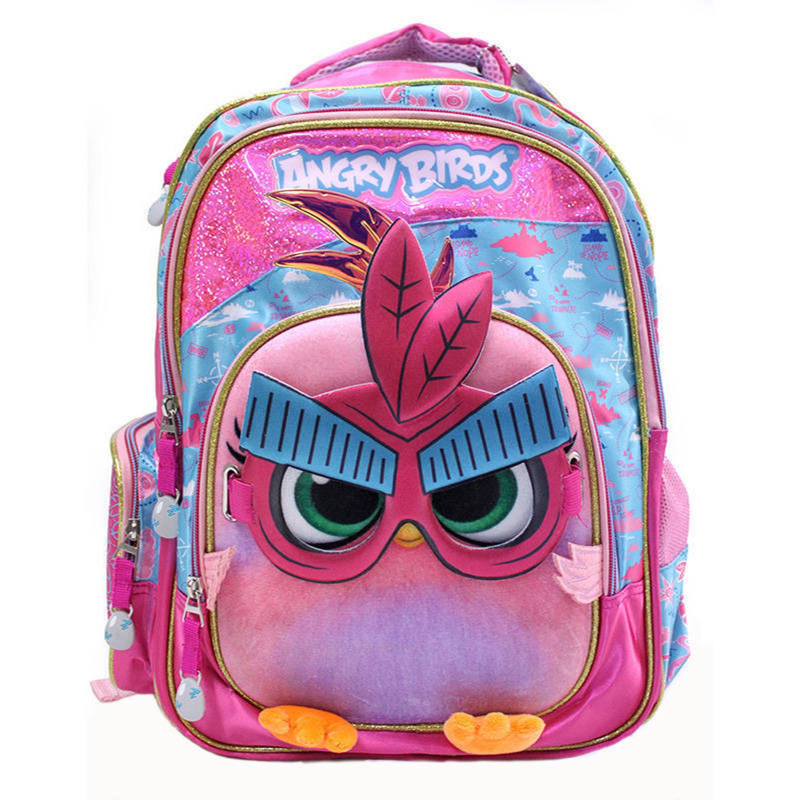 Mochila Prim  Angry Birds Hatchlings 3D Fem