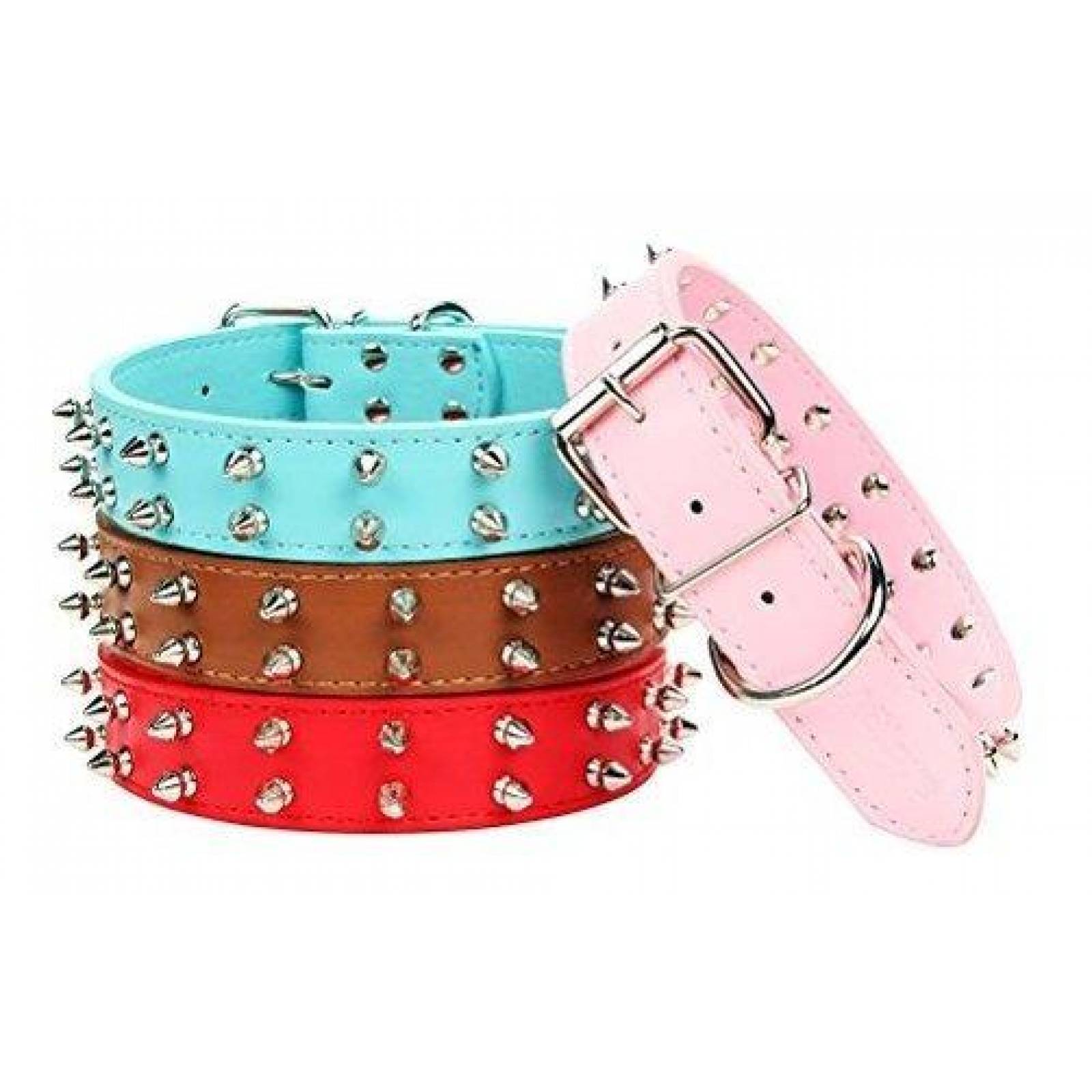 Aolove Collar Para Perros Con Tachuelas Ajustable 