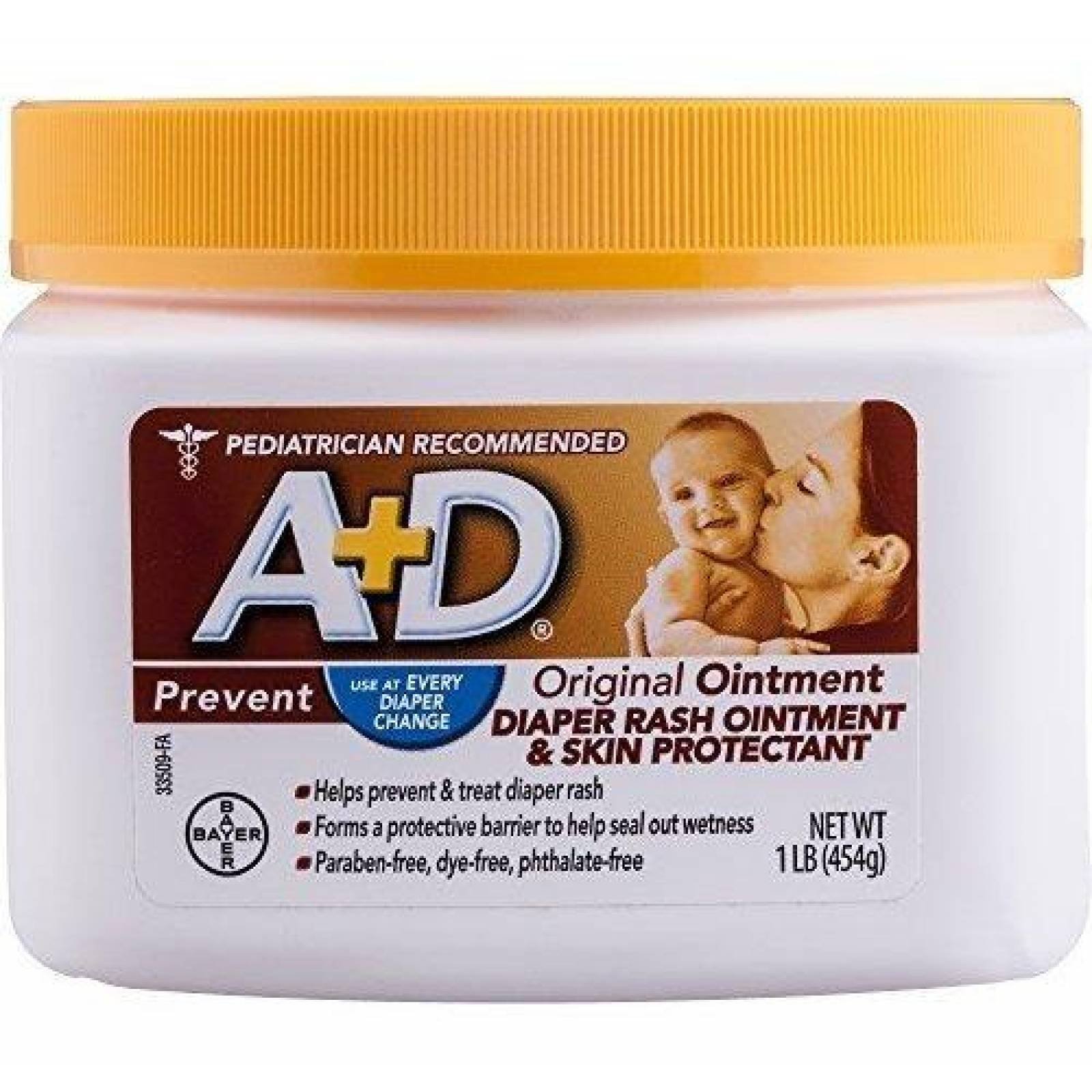 A+D Protector Original De La Piel Ungüento Para Rozaduras de Bebe