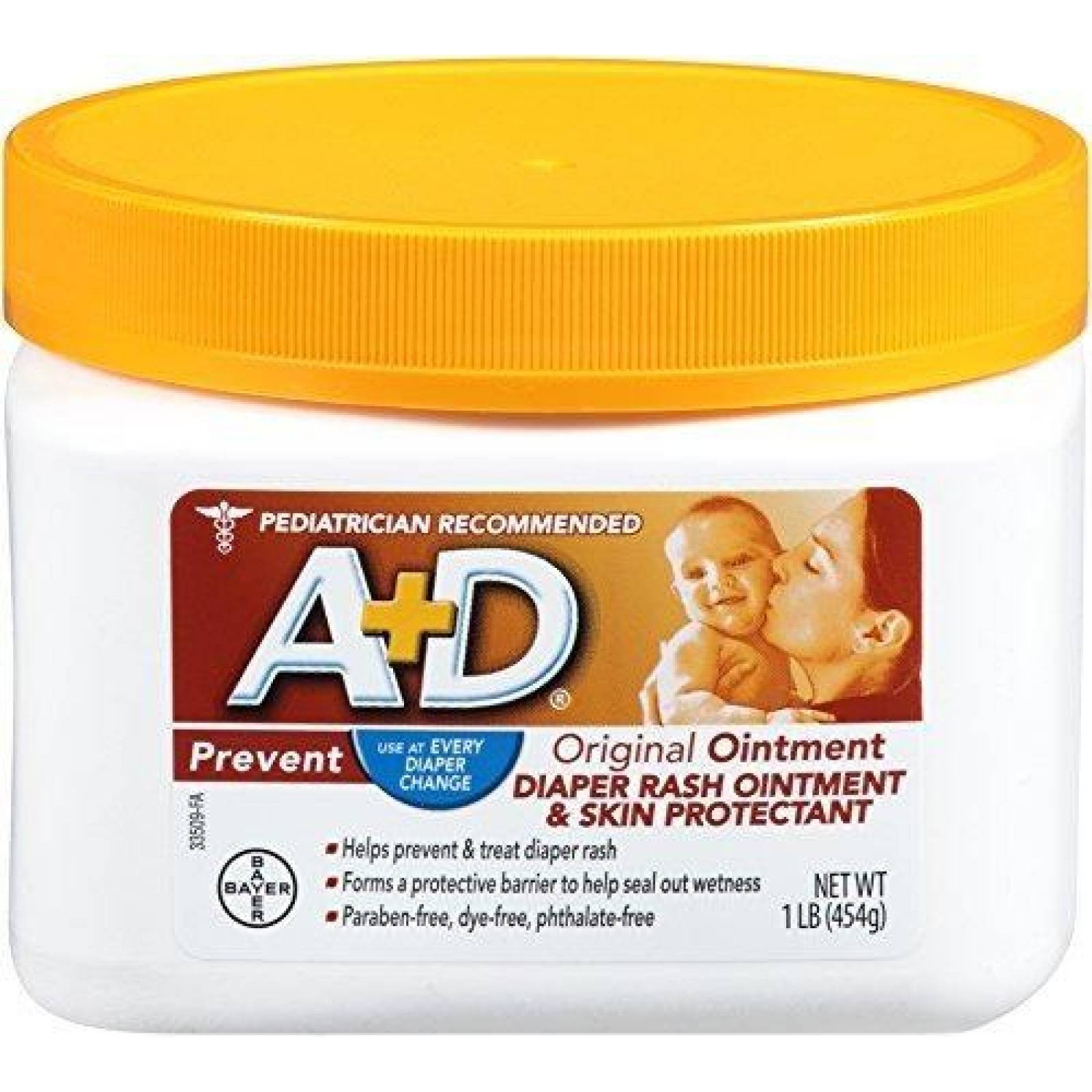 A+D Protector Original De La Piel Ungüento Para Rozaduras de Bebe