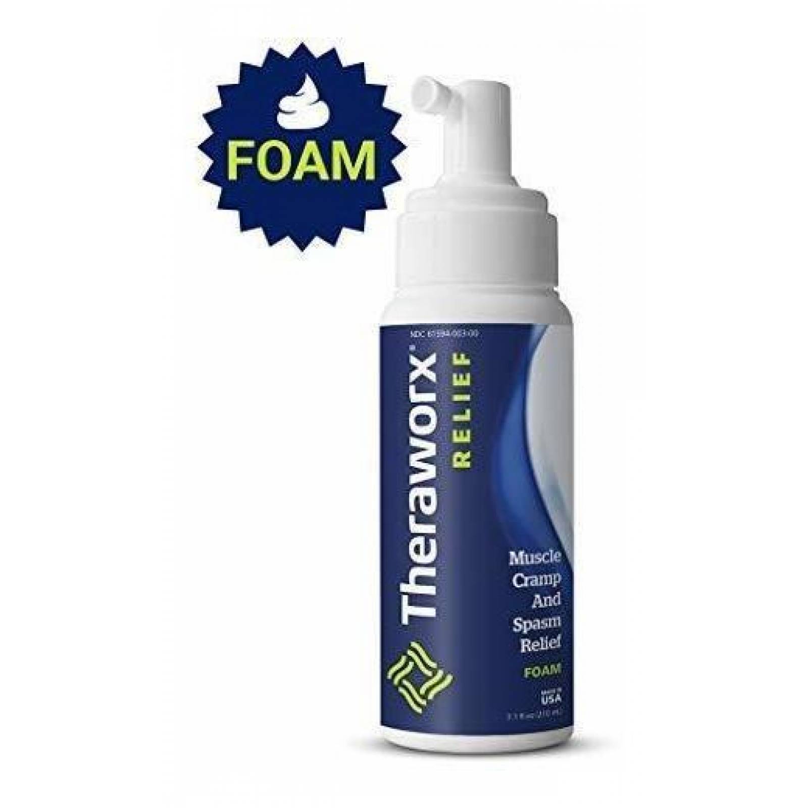 Theraworx Espuma De Accion Rapida Para Calambres De Pierna