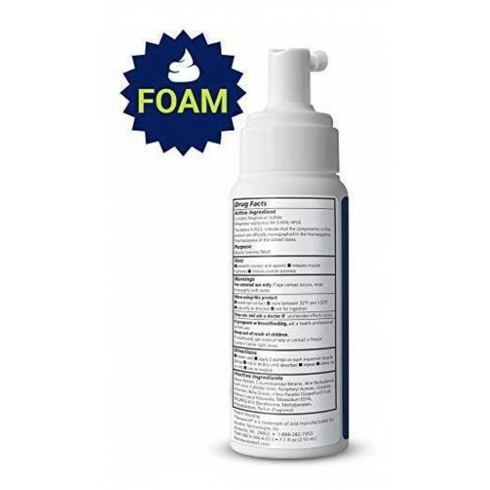 Theraworx Espuma De Accion Rapida Para Calambres De Pierna