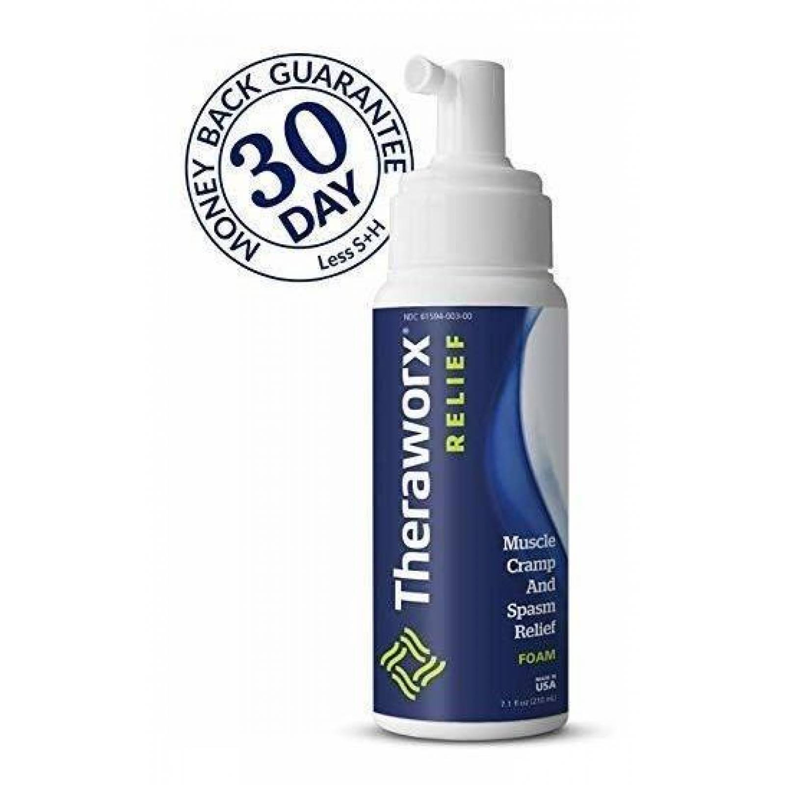 Theraworx Espuma De Accion Rapida Para Calambres De Pierna