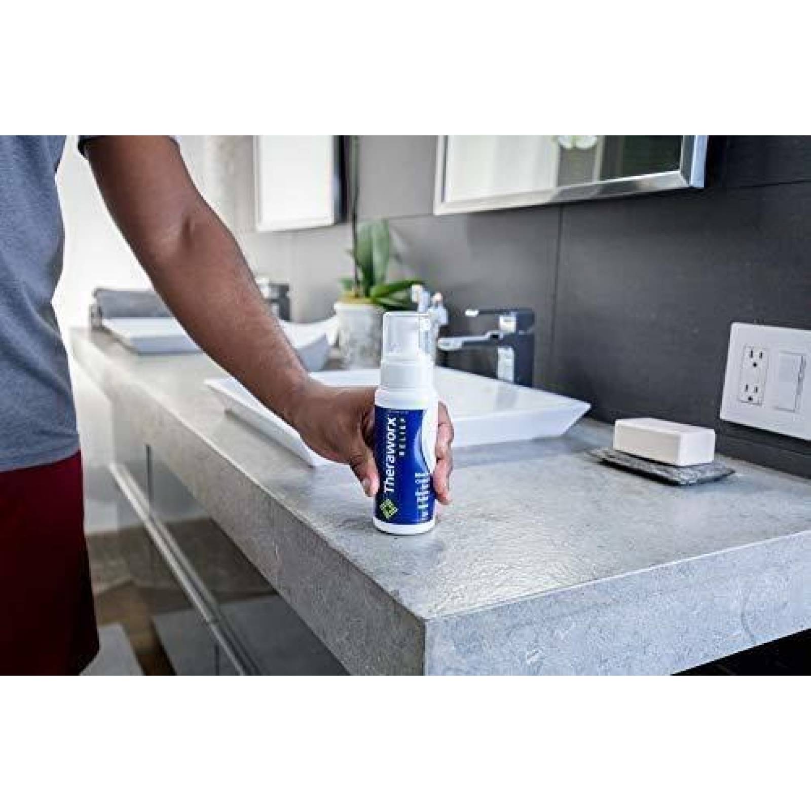 Theraworx Espuma De Accion Rapida Para Calambres De Pierna