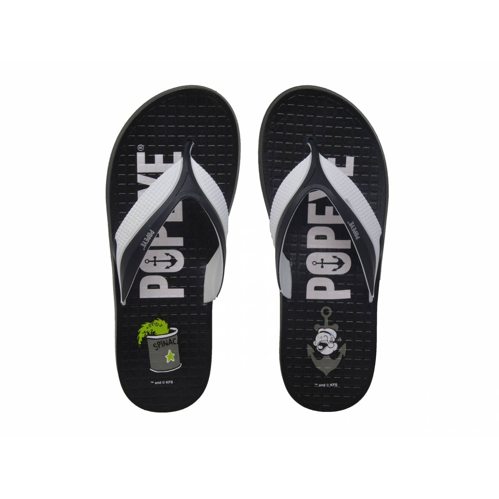 Sandalia para Caballero Popeye 100% oficial Negro PP-1644-FC