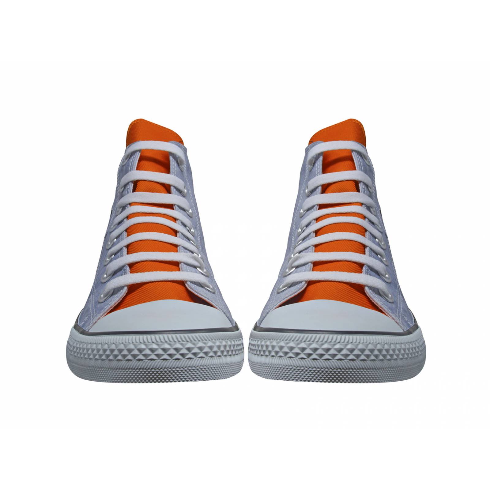 Tenis para Caballero Botín Popeye Gris/Naranja PP-192605-HC