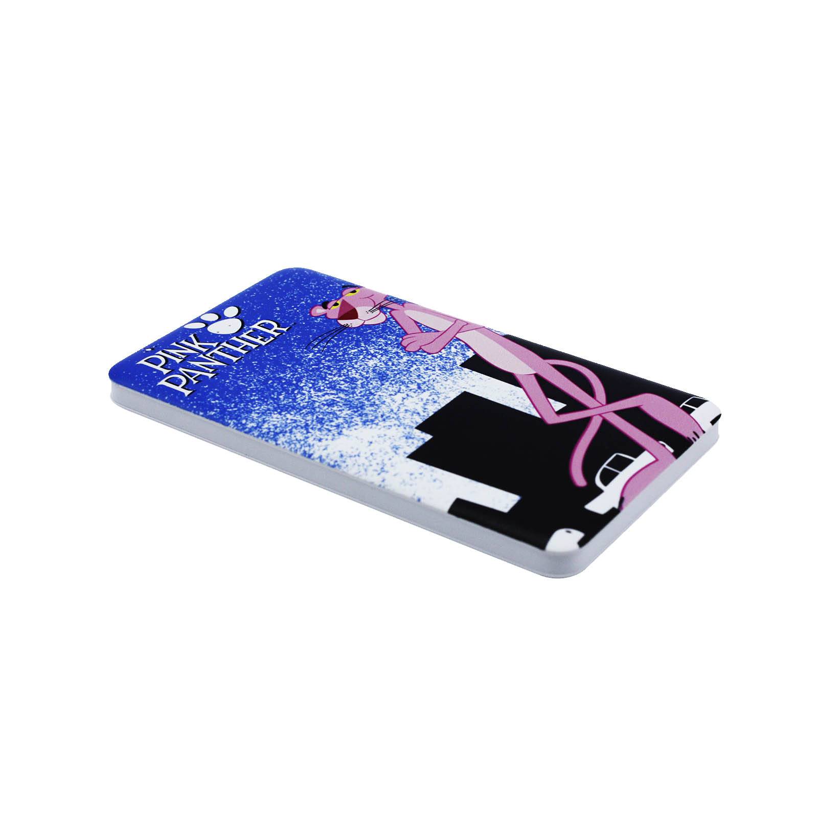 Power Bank 5000mAh Pantera Rosa Batería Externa Portátil 2 USB VG-PB-S-04-PK Ideal para Regalo