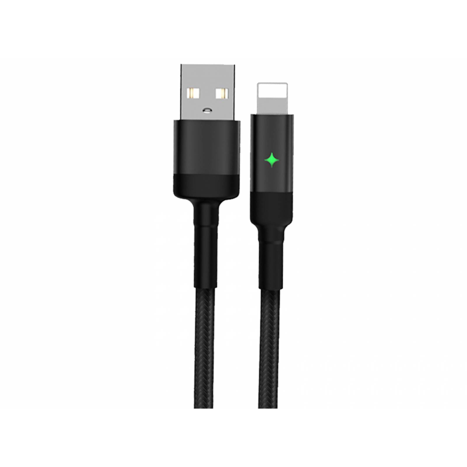 Yesido Cable Usb cargador para celular Lightning Negro 1.2m Carga Inteligente YID-CA28-I