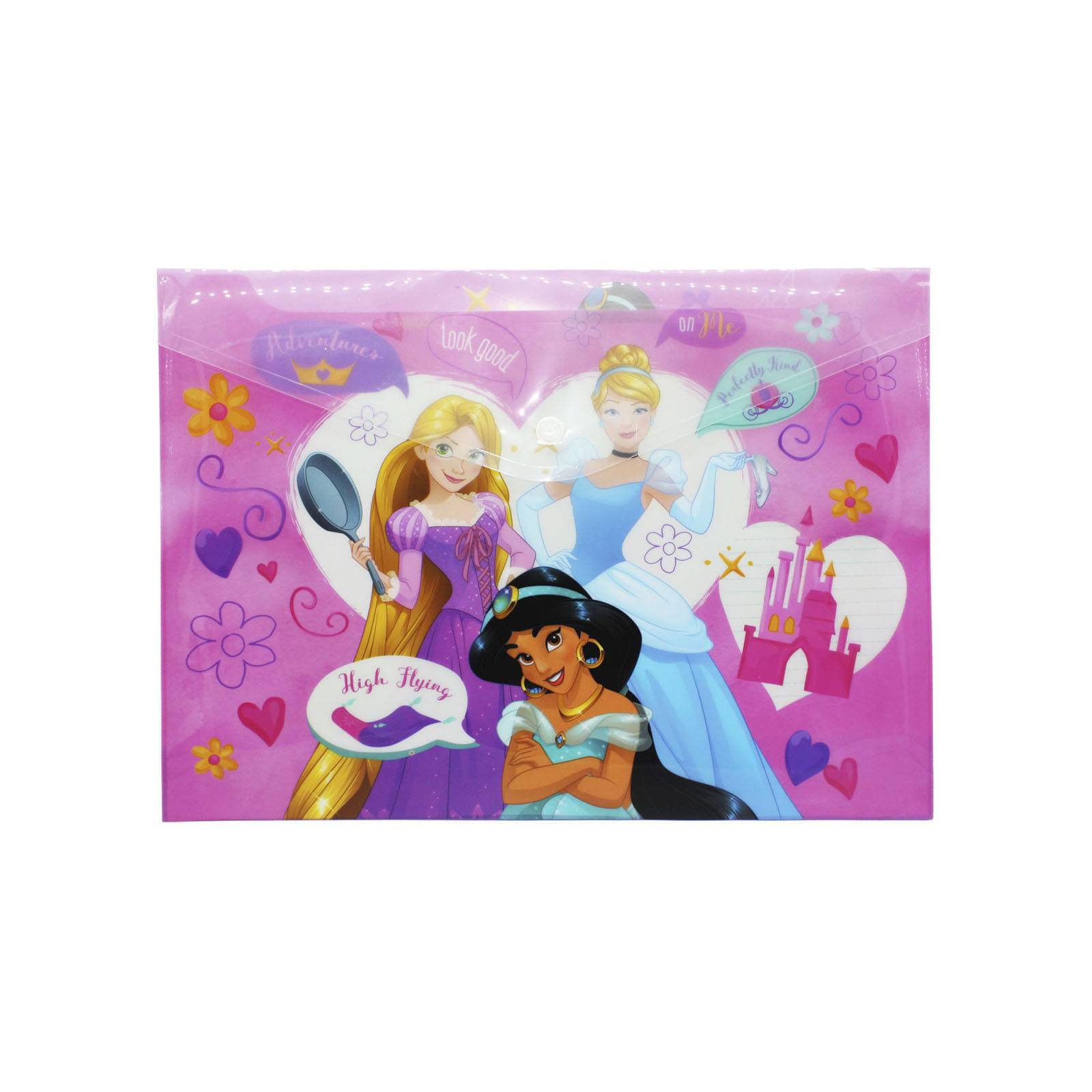 12 Sobres/Folder Horizontal Princesas Para Niña