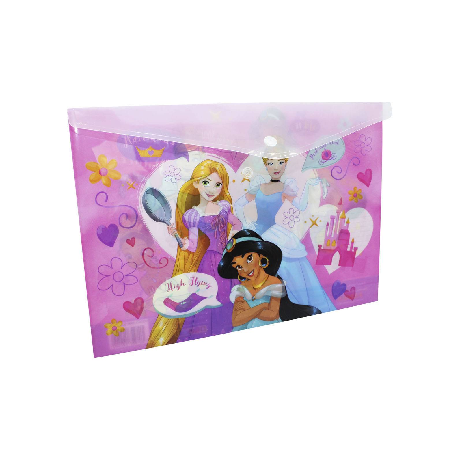 12 Sobres/Folder Horizontal Princesas Para Niña