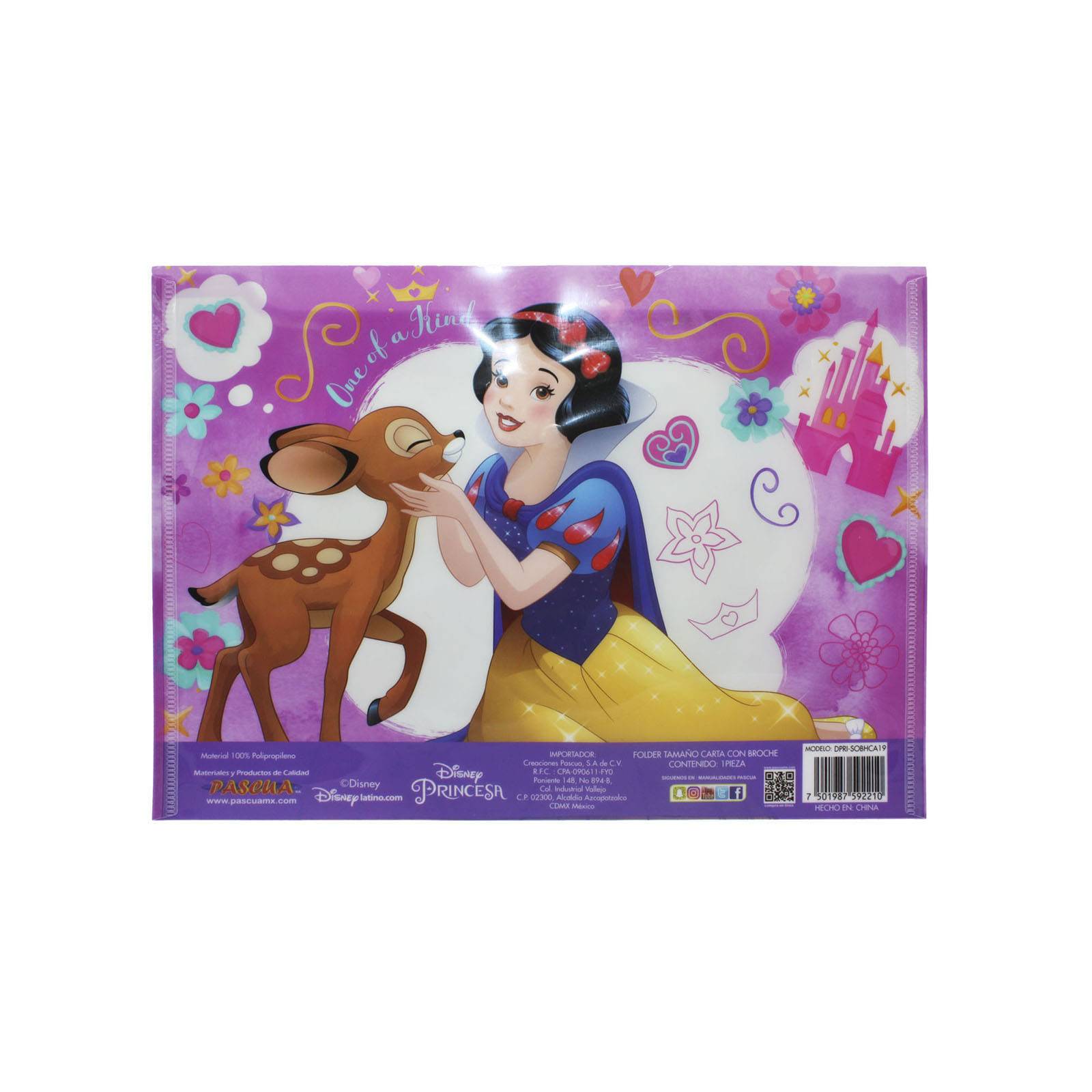 12 Sobres/Folder Horizontal Princesas Para Niña