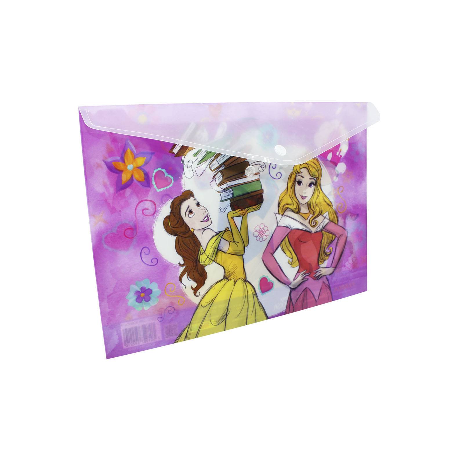 12 Sobres/Folder Horizontal Princesas Para Niña