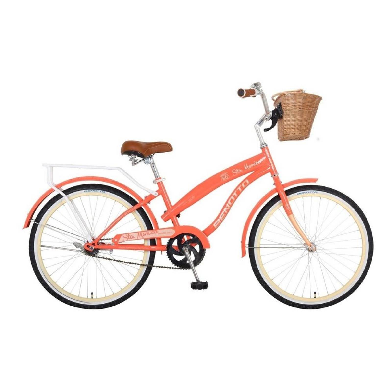 Bicicleta Benotto City Sta. Monica R24 Mujer Naranja 