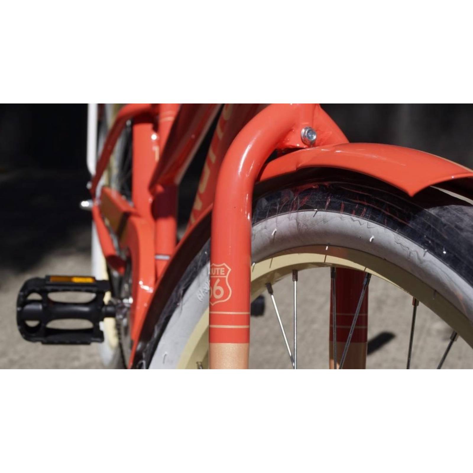 Bicicleta Benotto City Sta. Monica R24 Mujer Naranja 