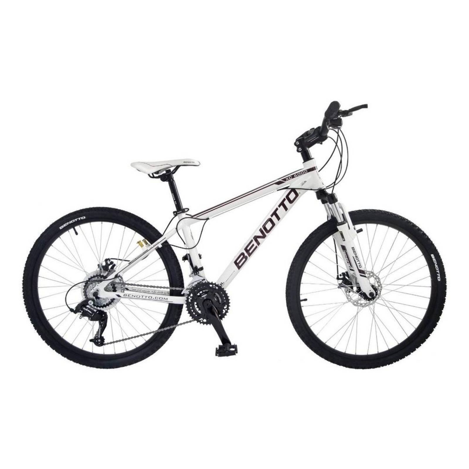 Bicicleta Benotto Mtb Xc-6000 R26 24v Doble Disco Aluminio 