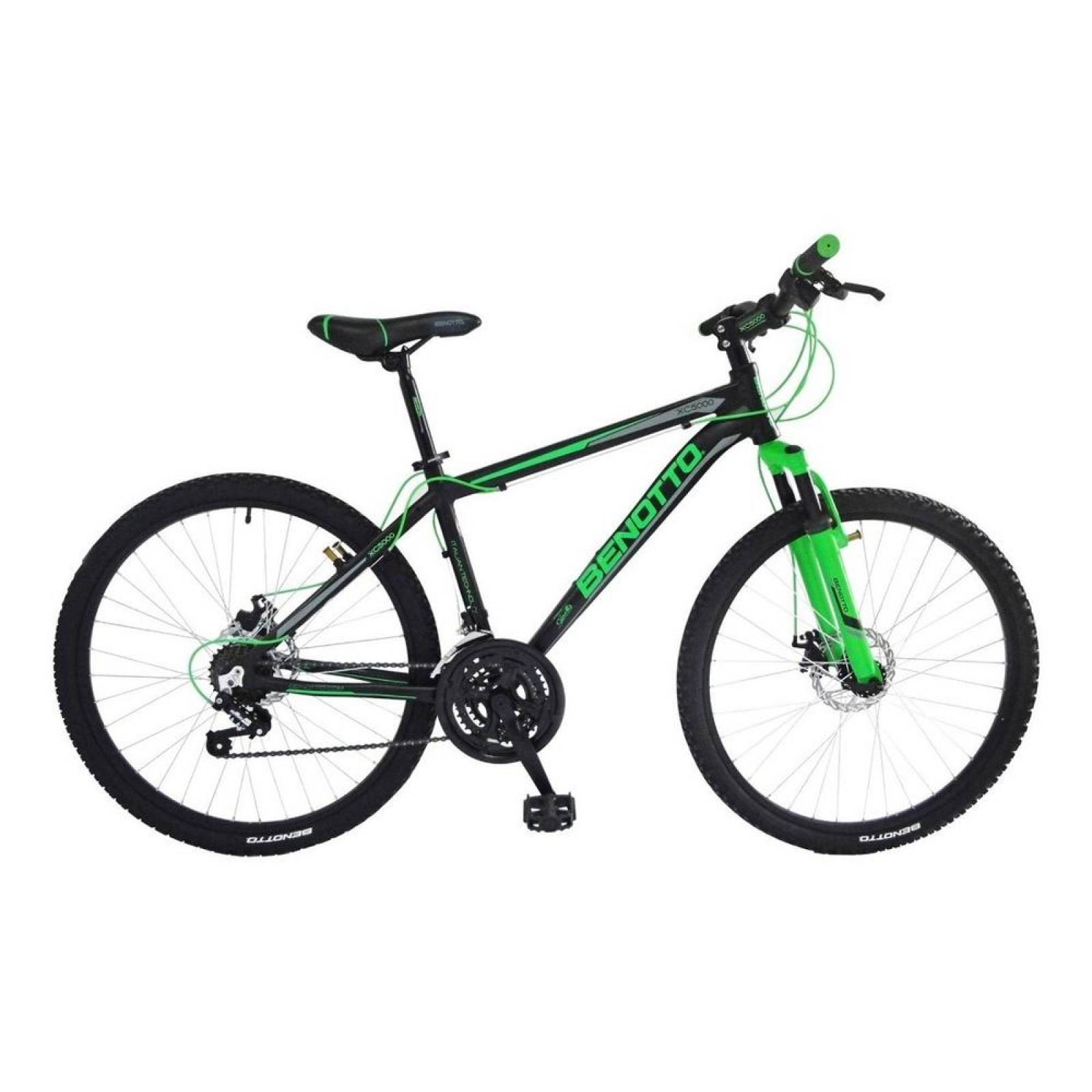 Bicicleta Benotto Mtb Xc-5000 R26 21v Doble Disco Aluminio. 