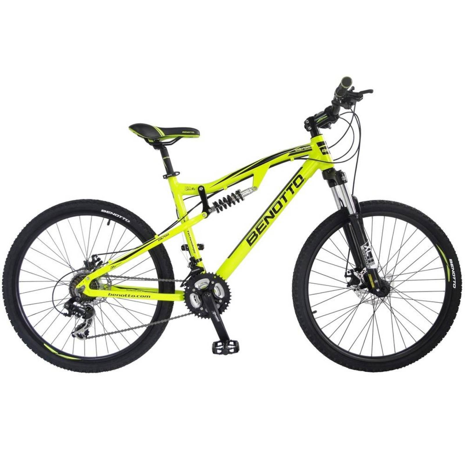 Bicicleta Benotto Mtb Ds-700 R26 21v Aluminio Doble Disco 