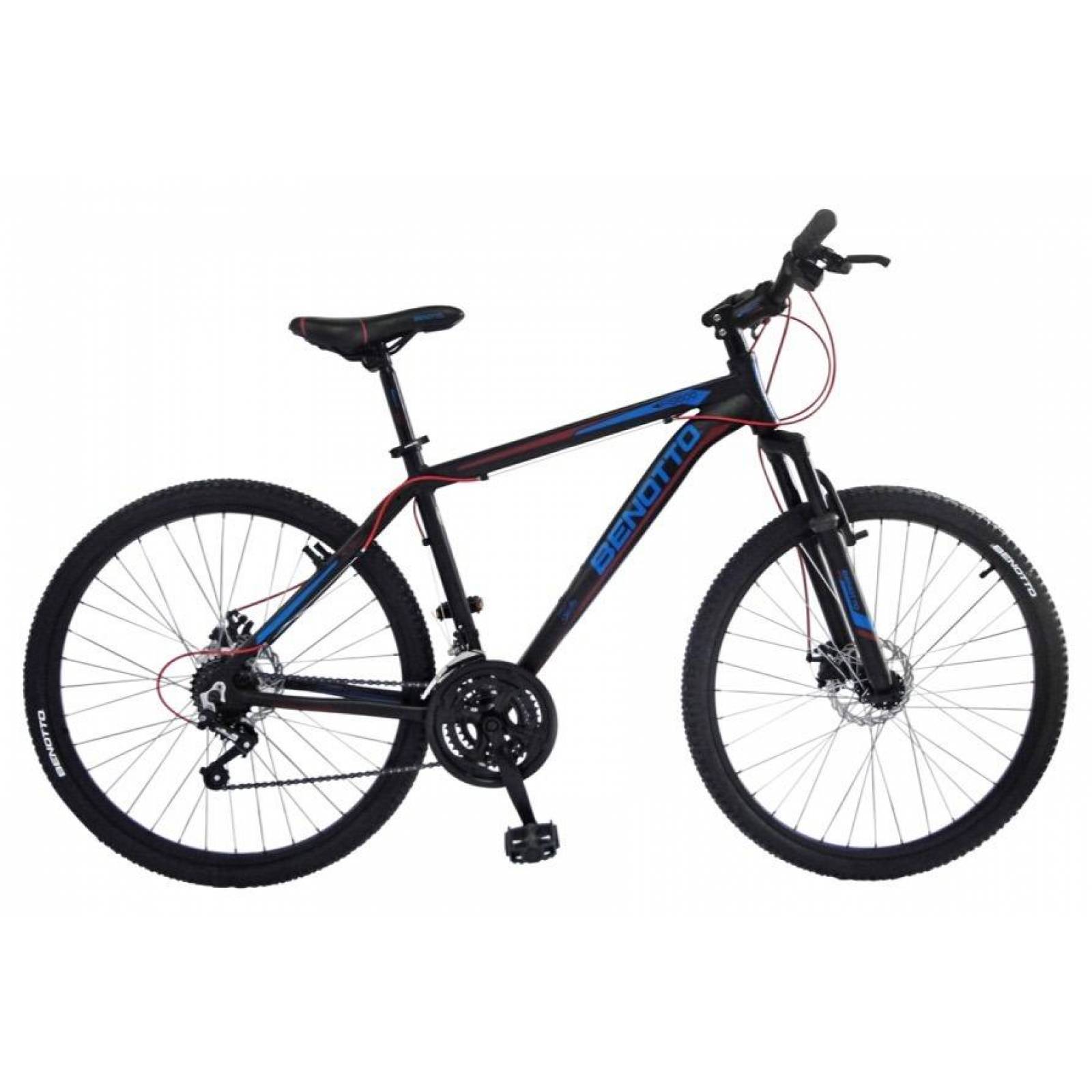 Bicicleta Benotto Mtb Fs-600 R27.5 21v Doble Disco Aluminio 