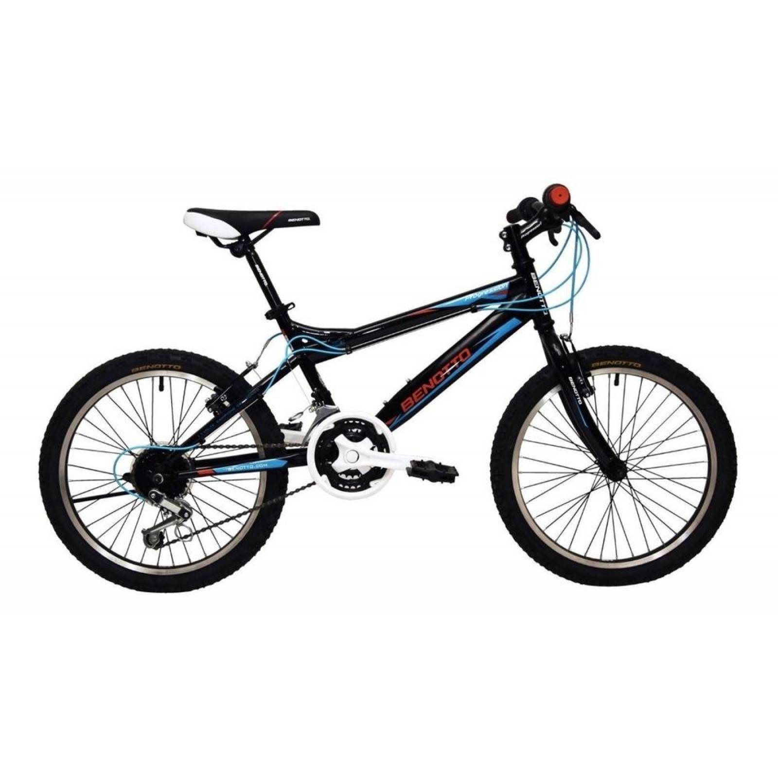 Bicicleta Benotto Mtb Progression R20 21v Ni os Frenos V Negro