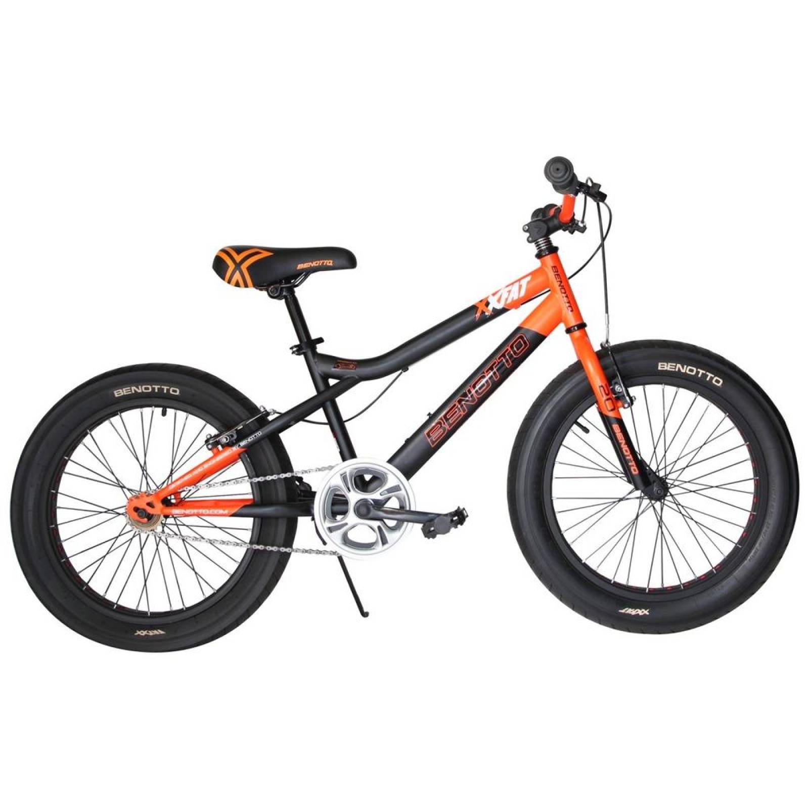 Bicicleta Benotto Cross Xx Fat R20 1v Naranja/negro Talla Un 