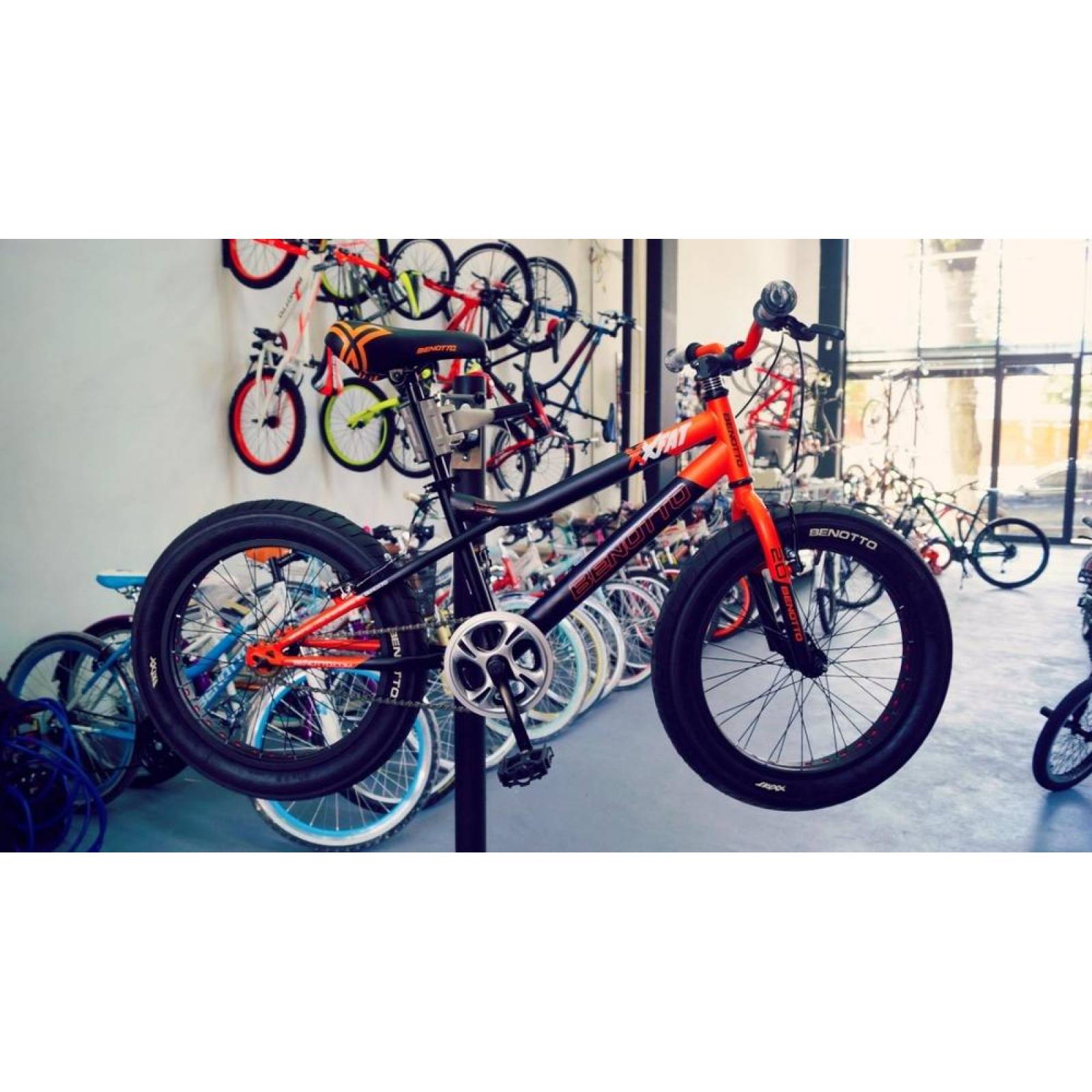 Bicicleta Benotto Cross Xx Fat R20 1v Naranja/negro Talla Un 