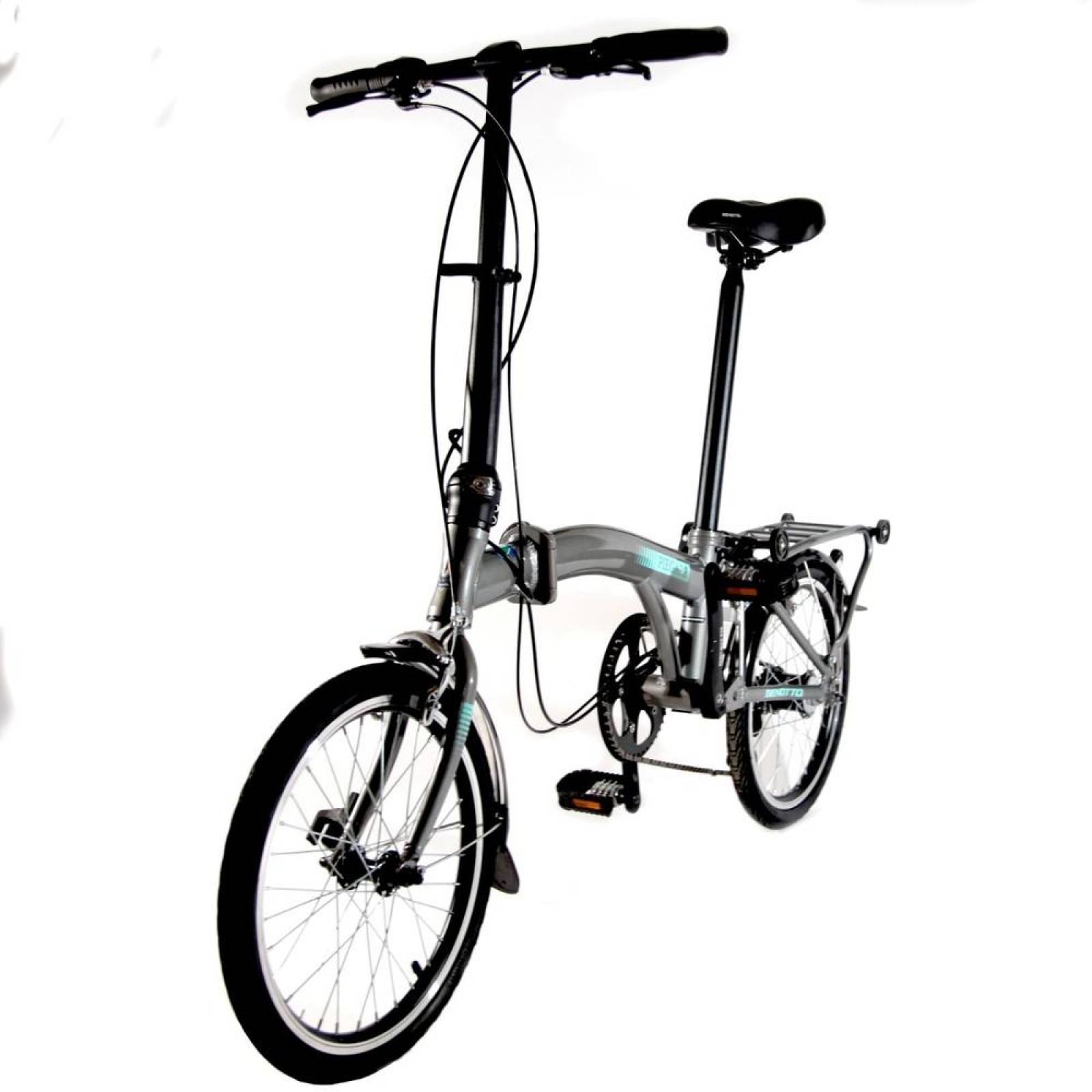 Bicicleta Benotto Plegable Piegare R16 3v. Aluminio Gris