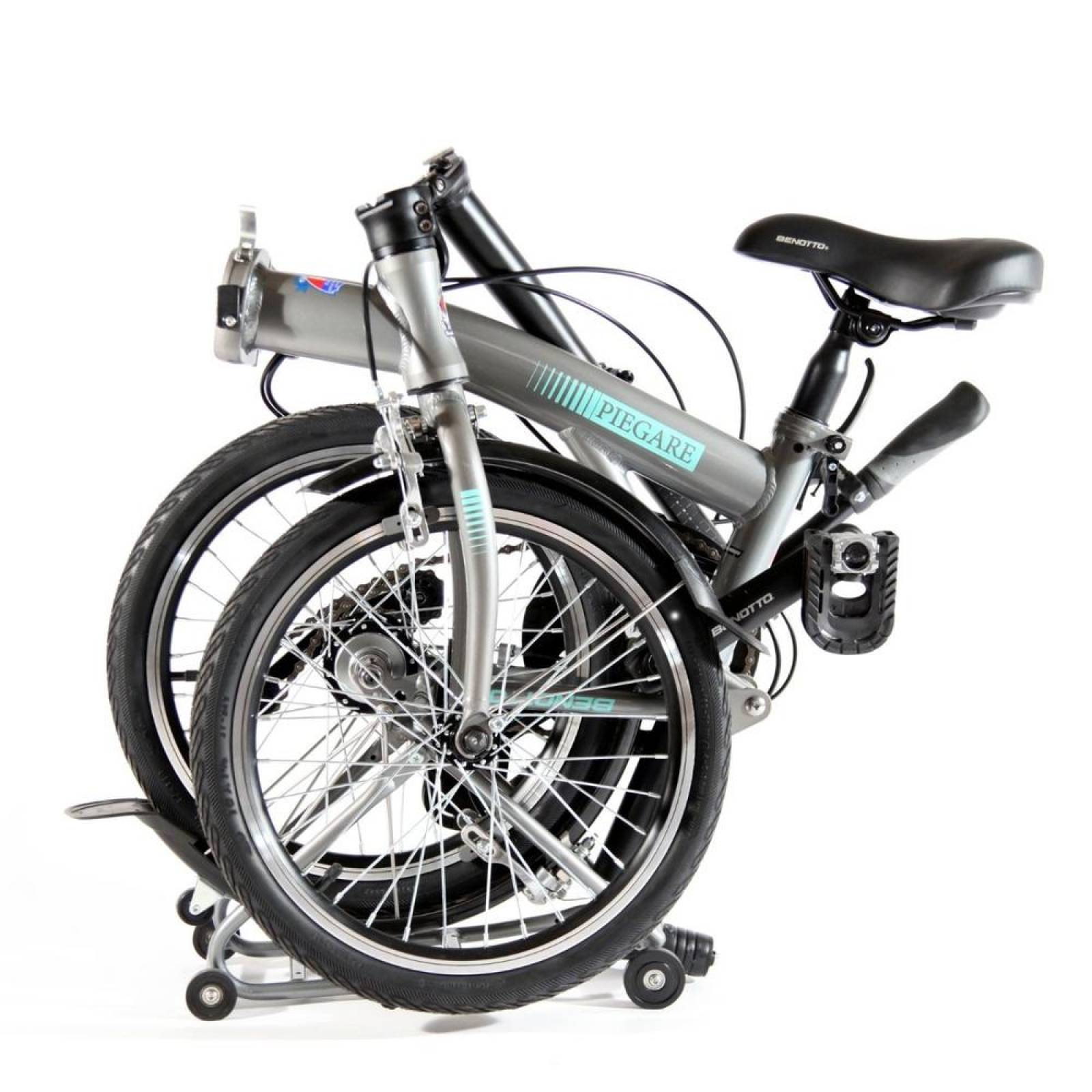 Bicicleta Benotto Plegable Piegare R16 3v. Aluminio Gris