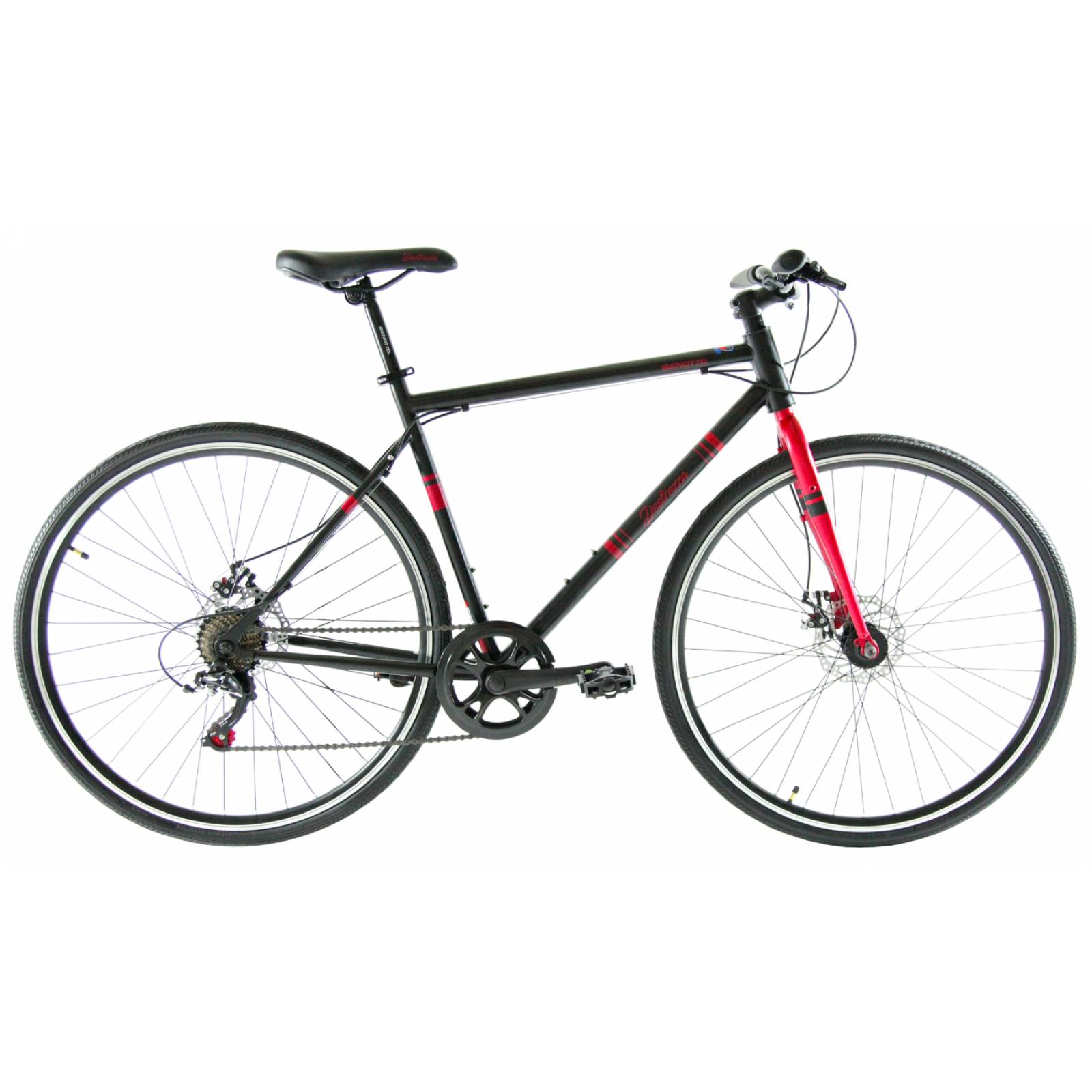 Bicicleta BENOTTO Hibrida DESTREZZA R700C 7V Shimano Disco 