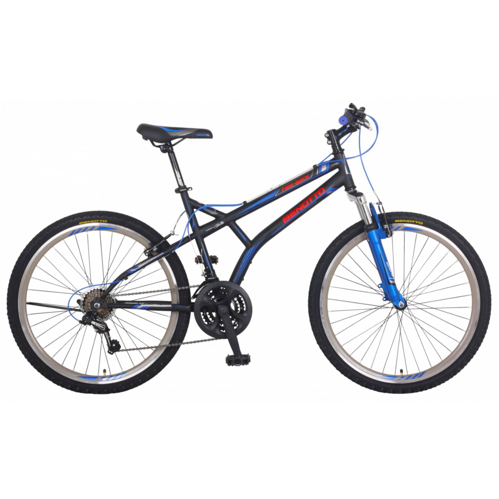 Bicicleta BENOTTO Montaña FIRE BACK R26 21V Shimano Acero 