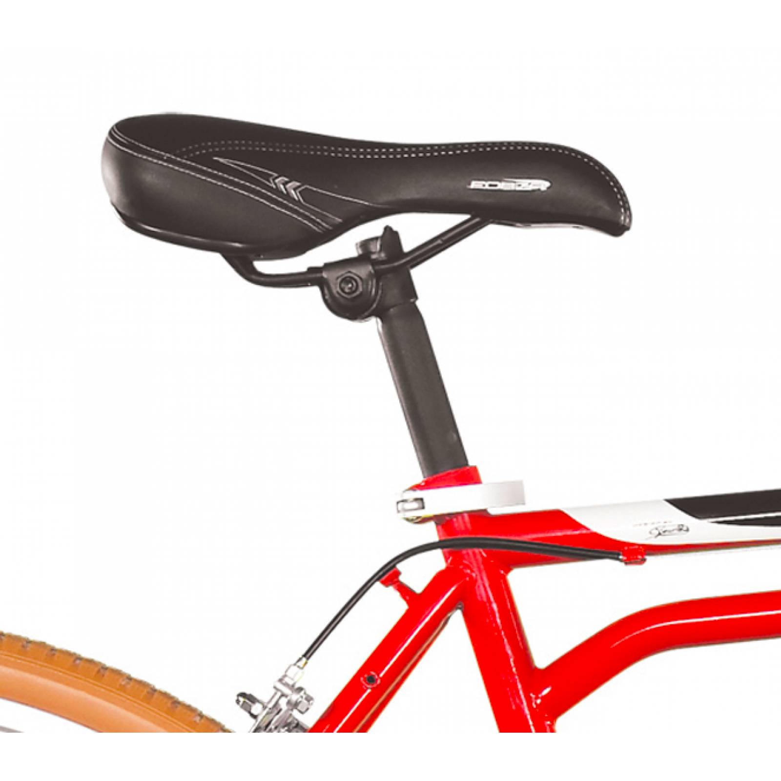 Bicicleta BENOTTO Turismo ST-7500 R28 12V Aluminio Frenos V Negro/Rojo